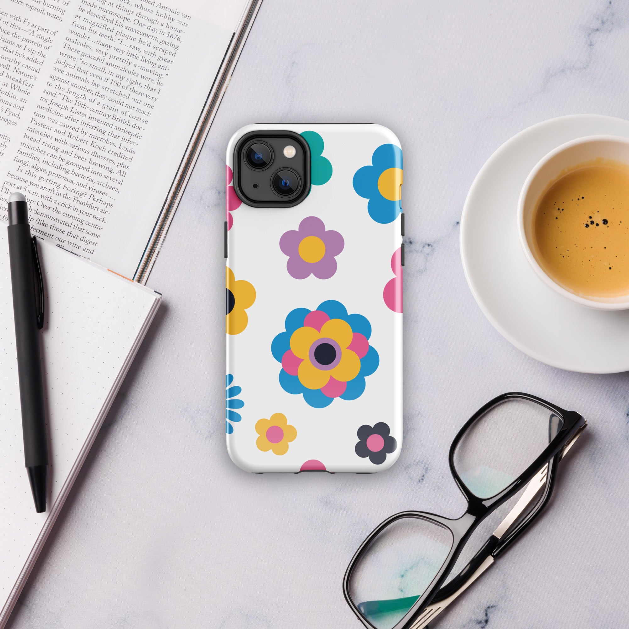 Simple Floral Tough Case for iPhone®