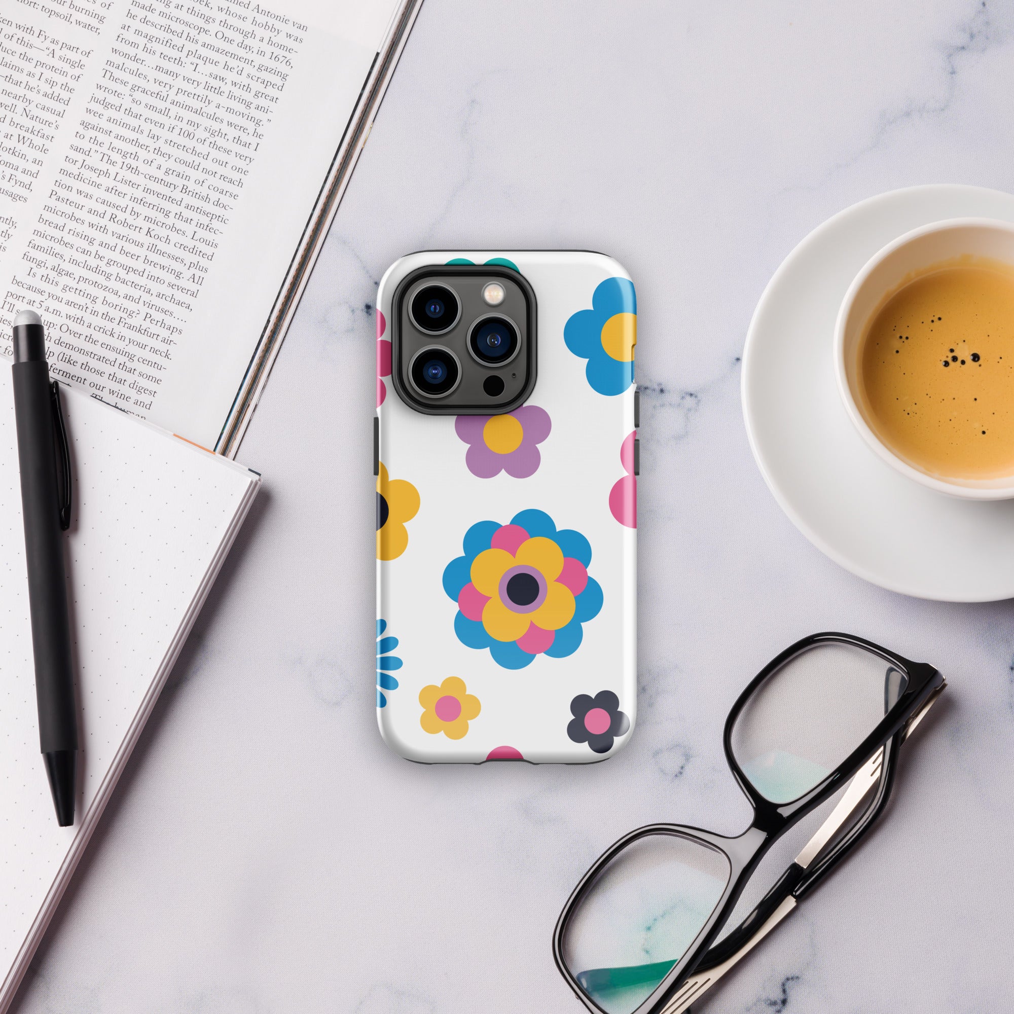 Simple Floral Tough Case for iPhone®