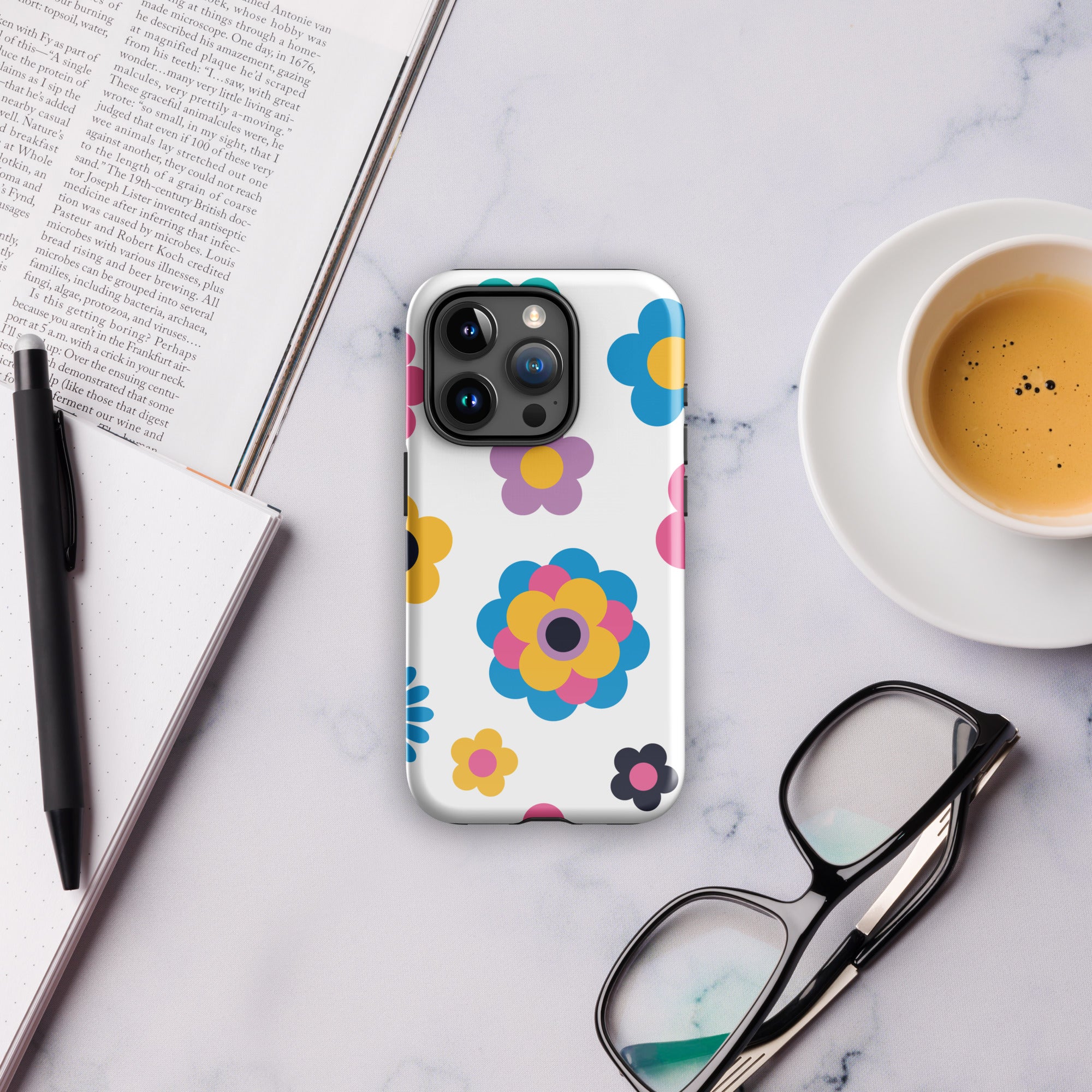 Simple Floral Tough Case for iPhone®