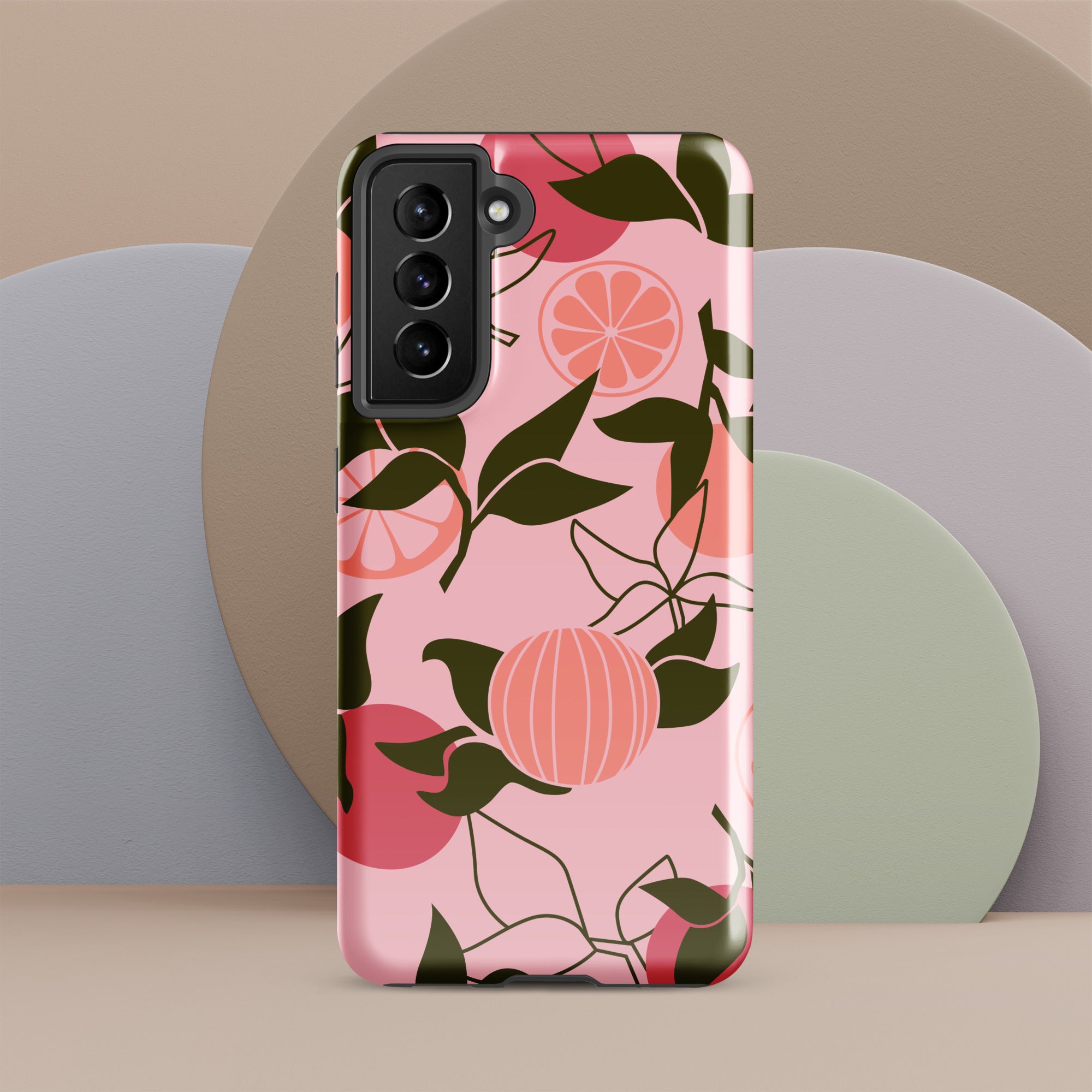 Salmon Citrus Tough case for Samsung®