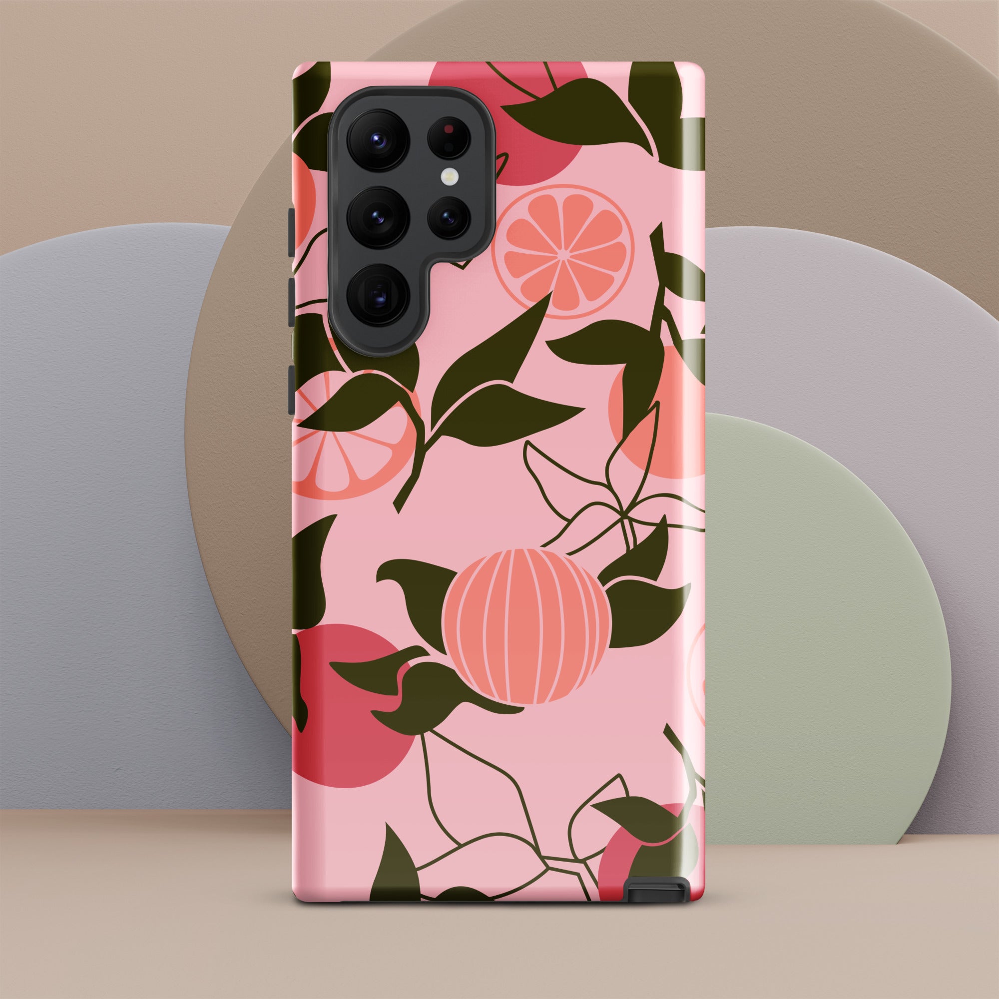 Salmon Citrus Tough case for Samsung®