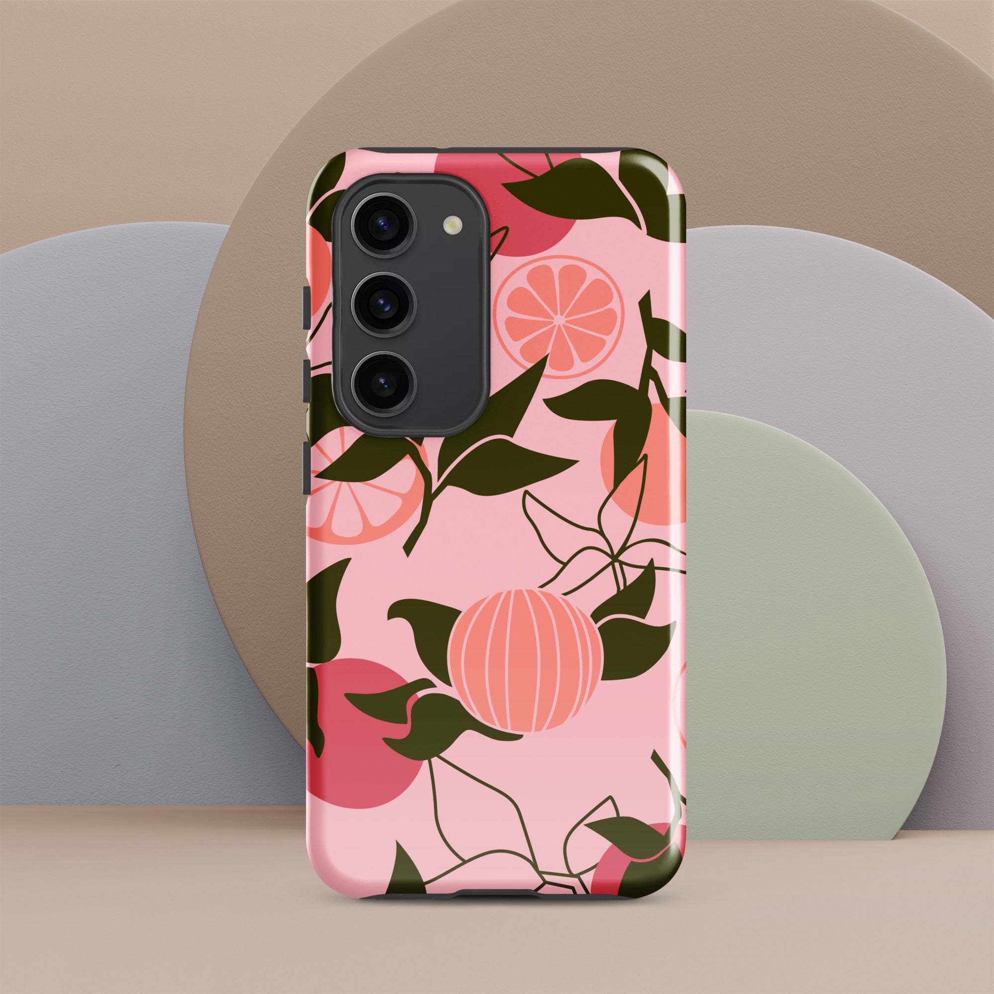Salmon Citrus Tough case for Samsung®