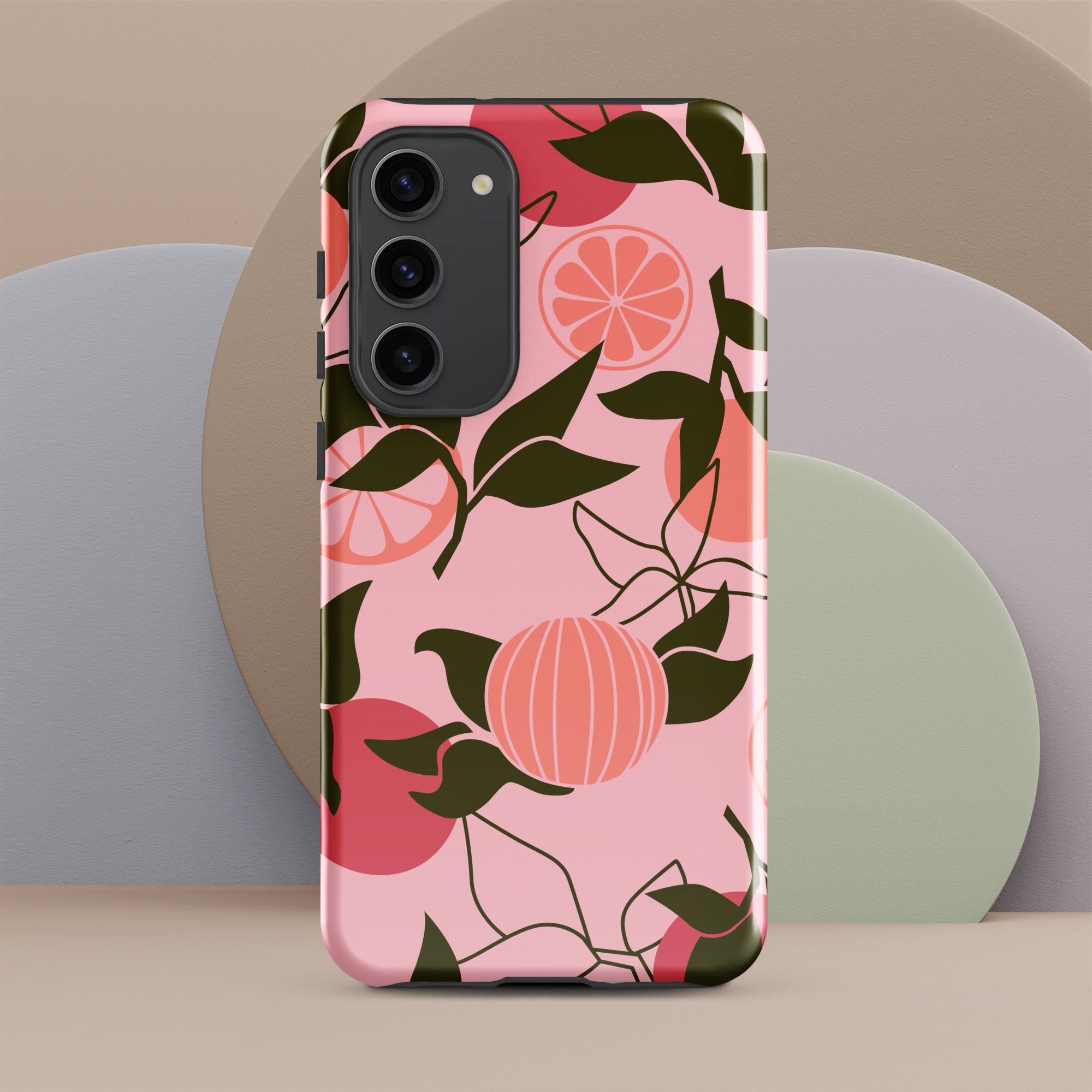 Salmon Citrus Tough case for Samsung®