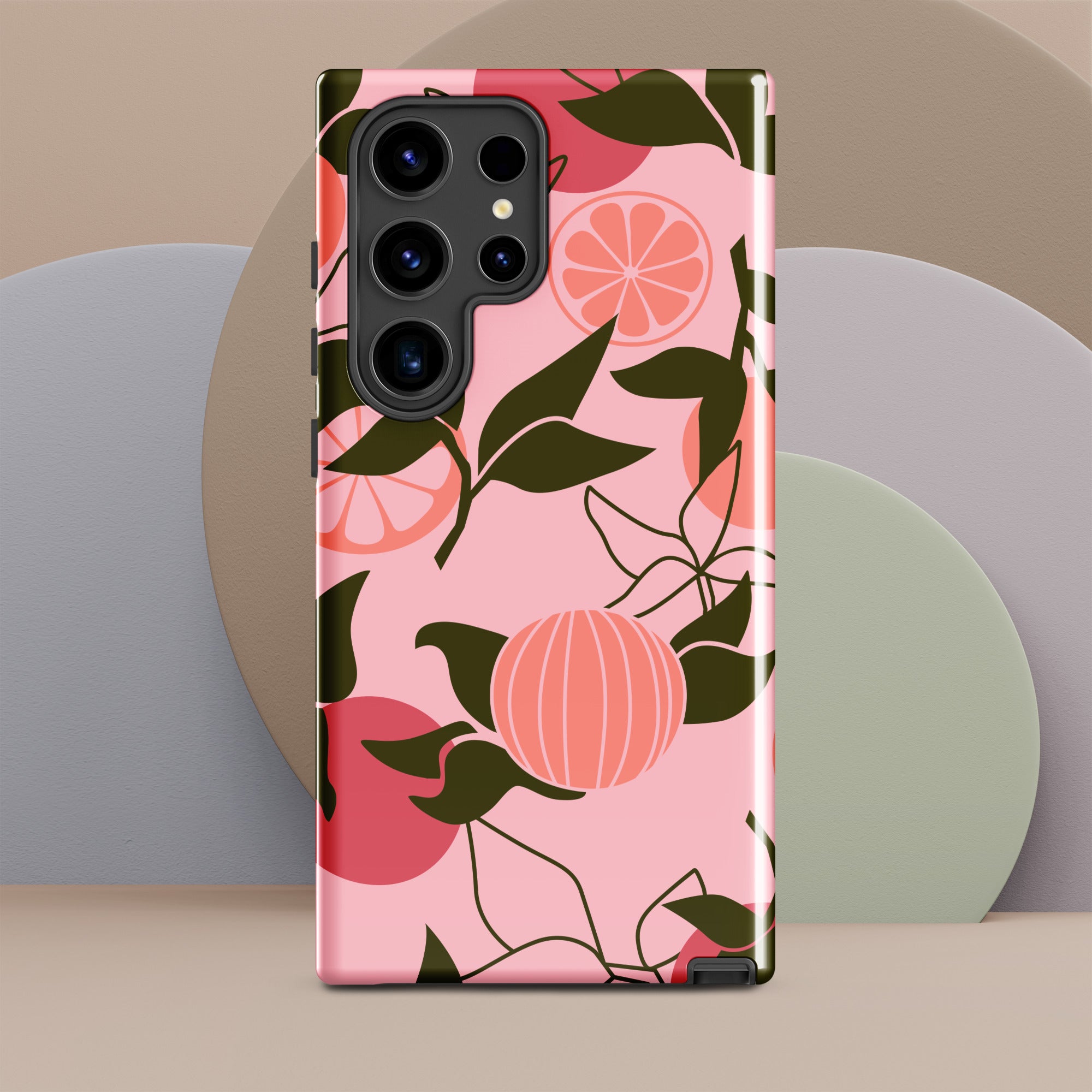Salmon Citrus Tough case for Samsung®