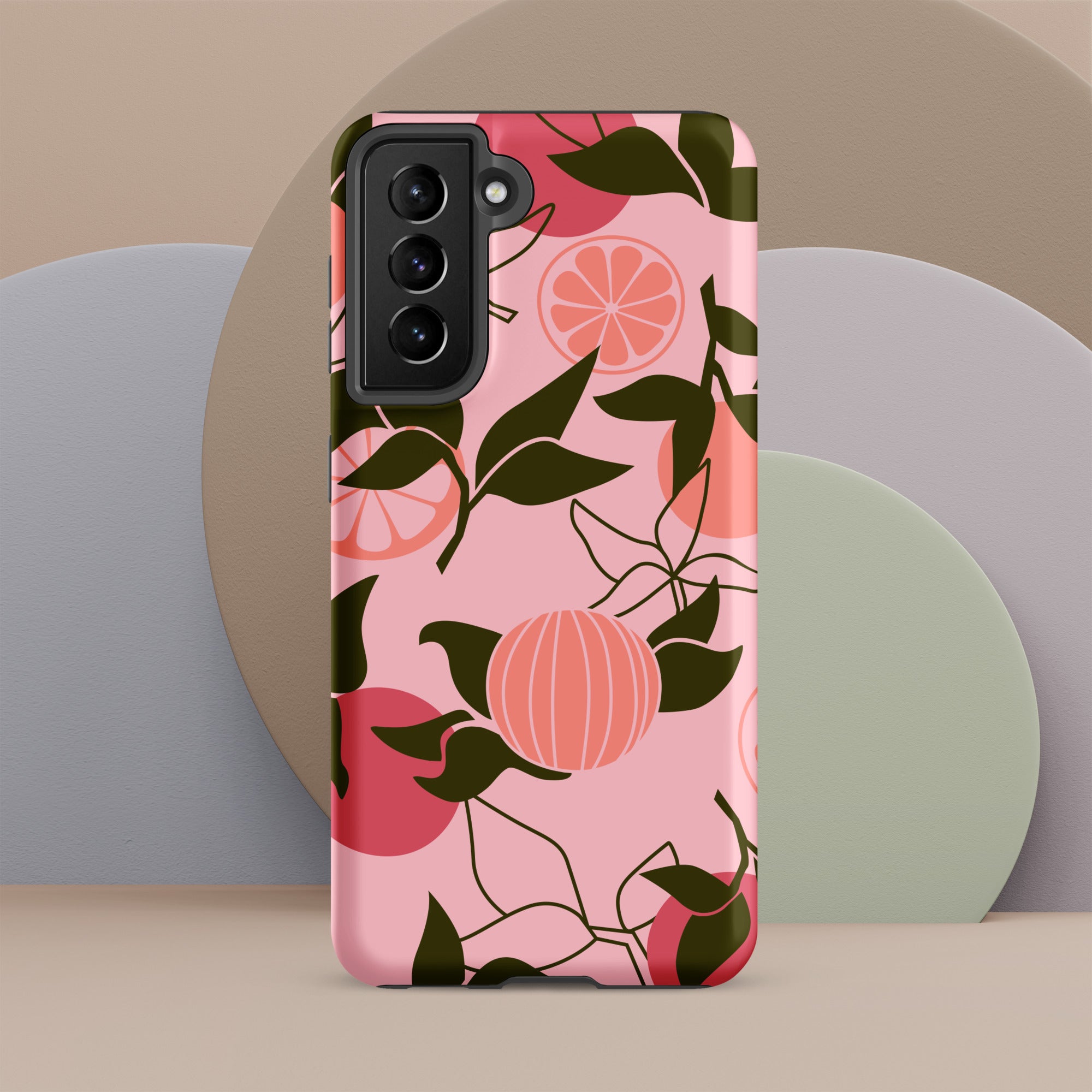 Salmon Citrus Tough case for Samsung®