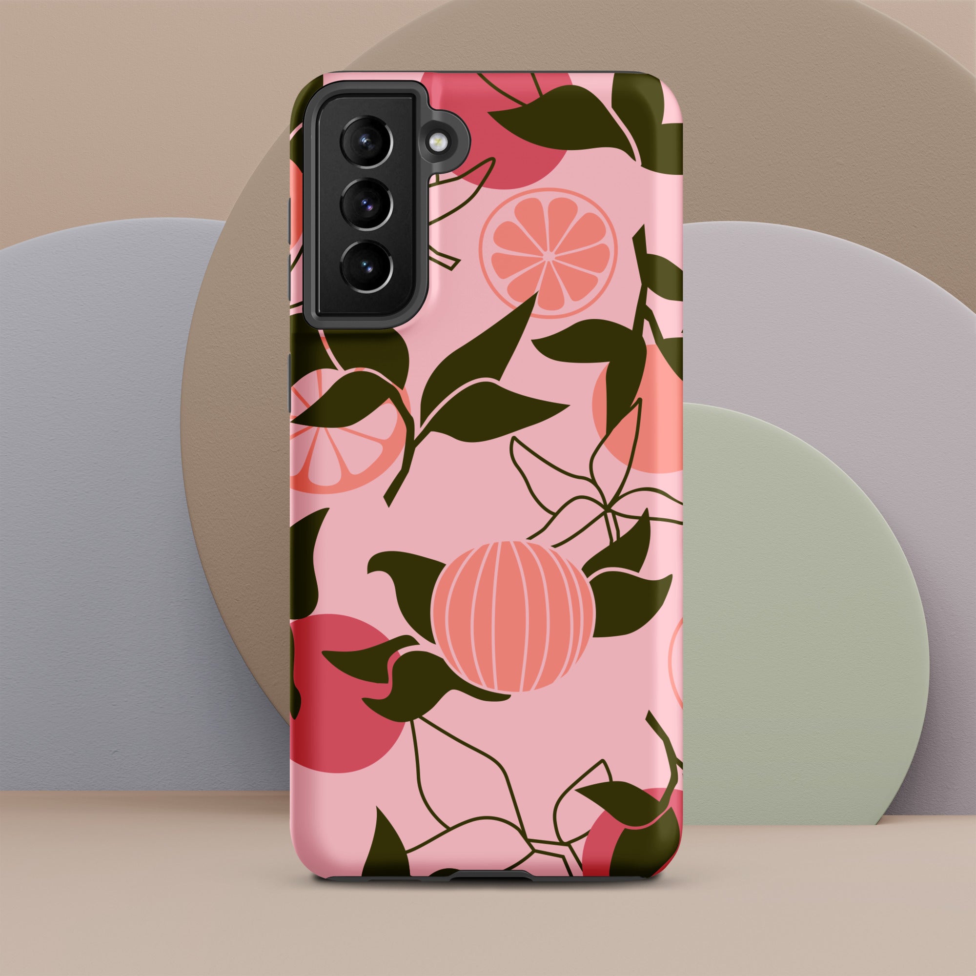 Salmon Citrus Tough case for Samsung®