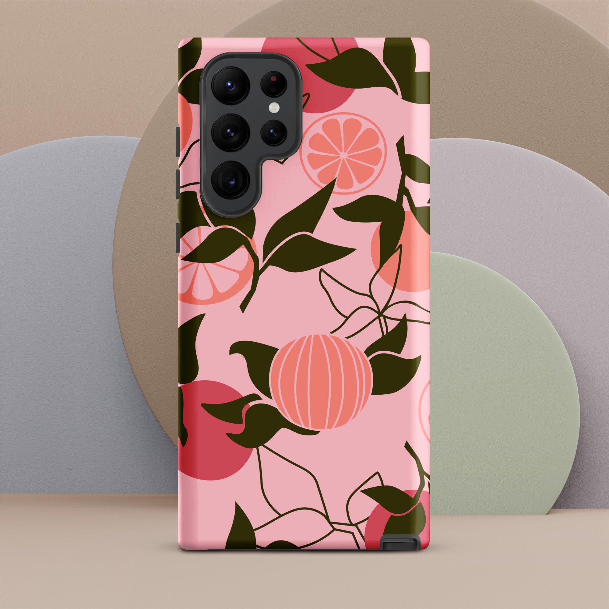 Salmon Citrus Tough case for Samsung®