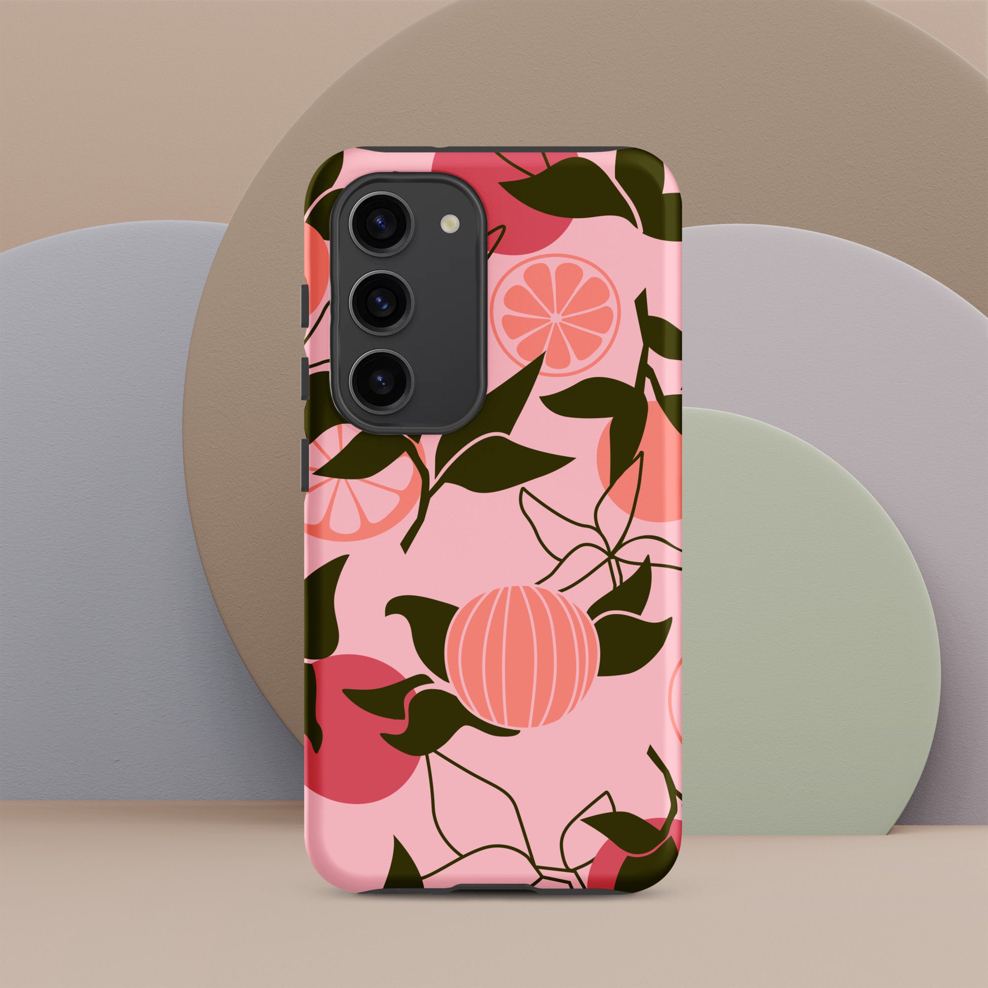 Salmon Citrus Tough case for Samsung®