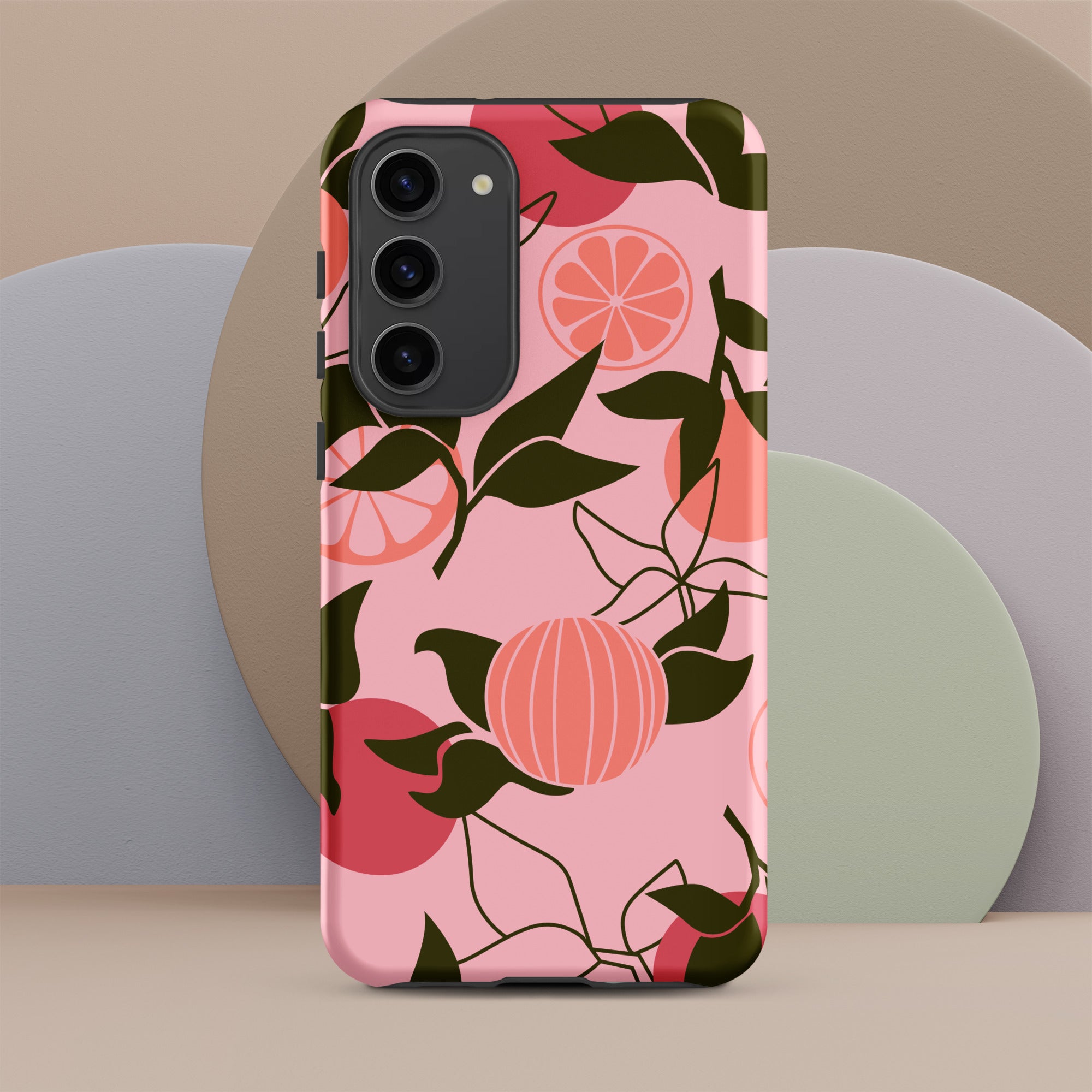 Salmon Citrus Tough case for Samsung®