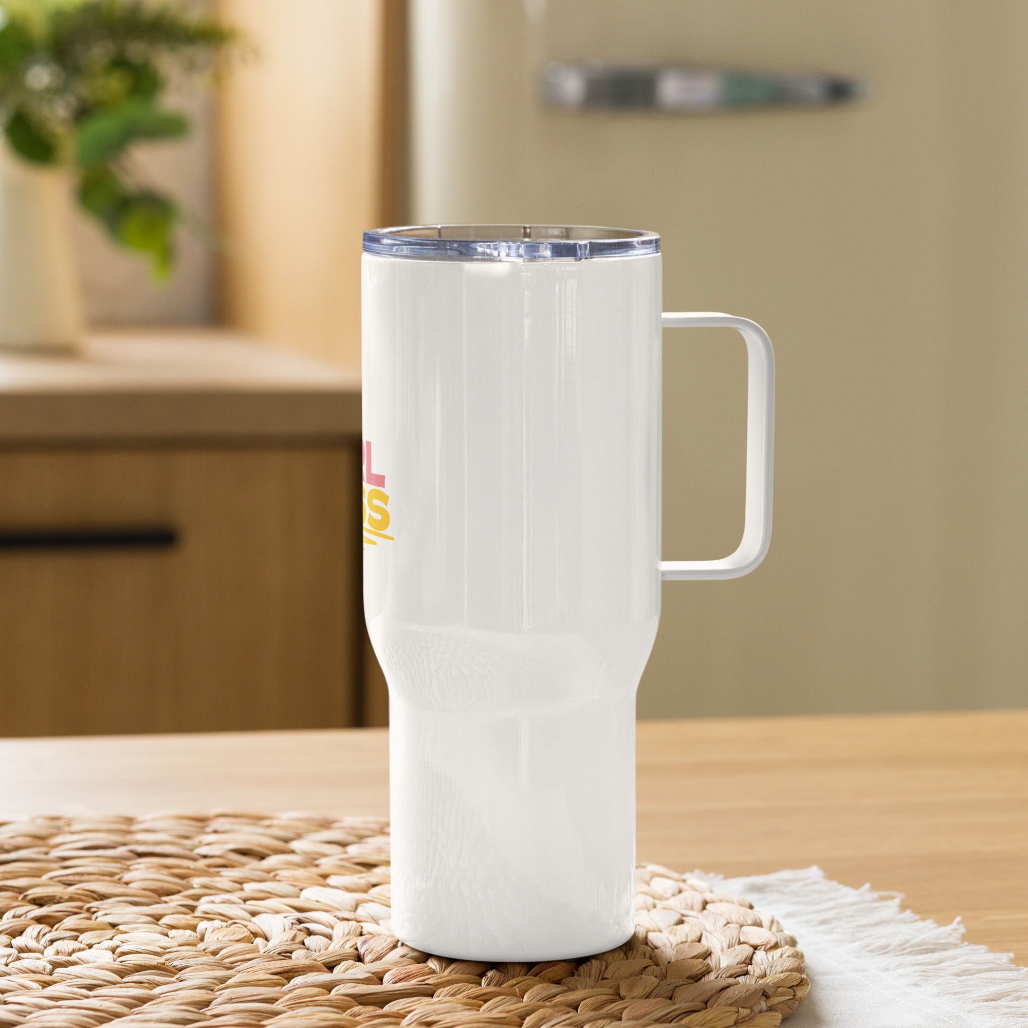Girl Boss Travel Mug With an Handle