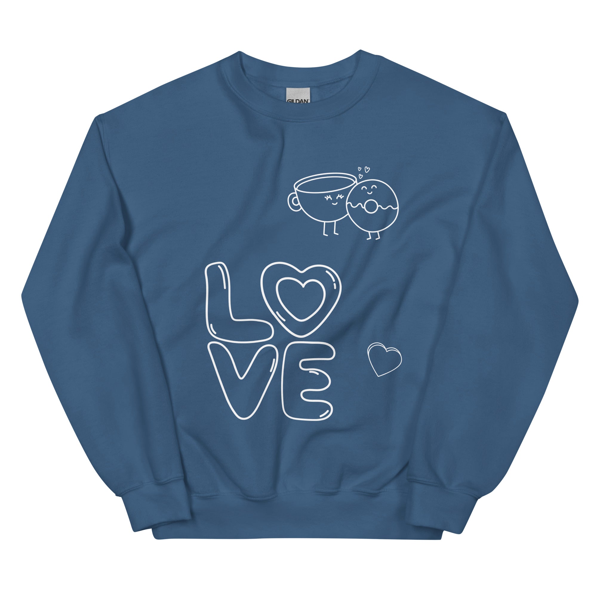 Love on Black Unisex Jumper
