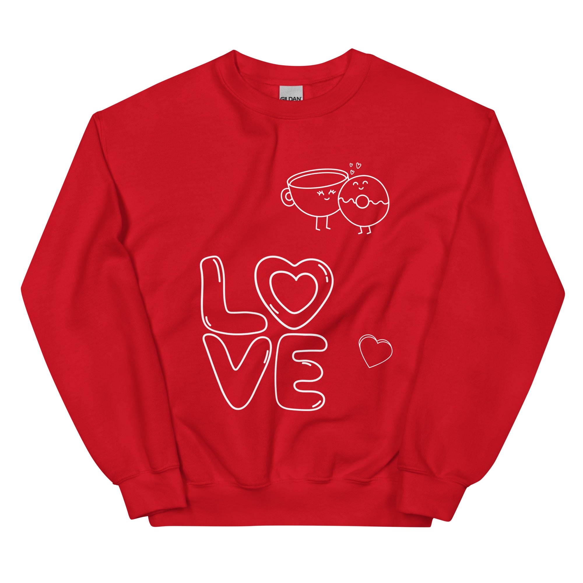 Love on Black Unisex Jumper
