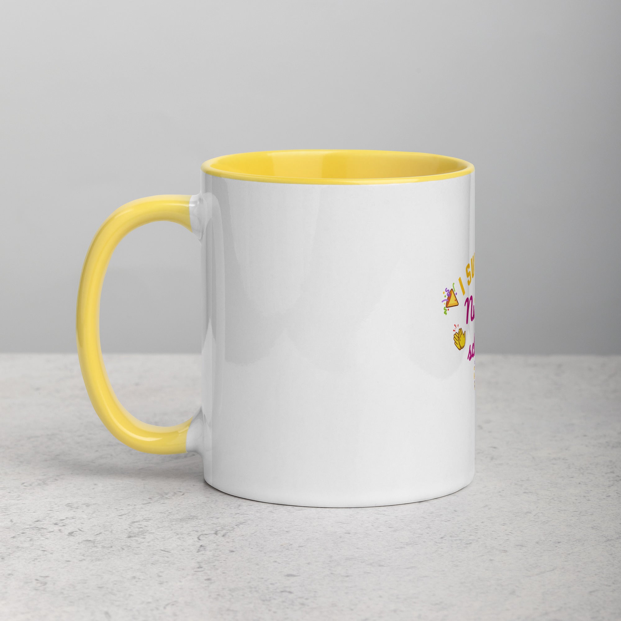 Nursing School Grad Mug with Colour Inside