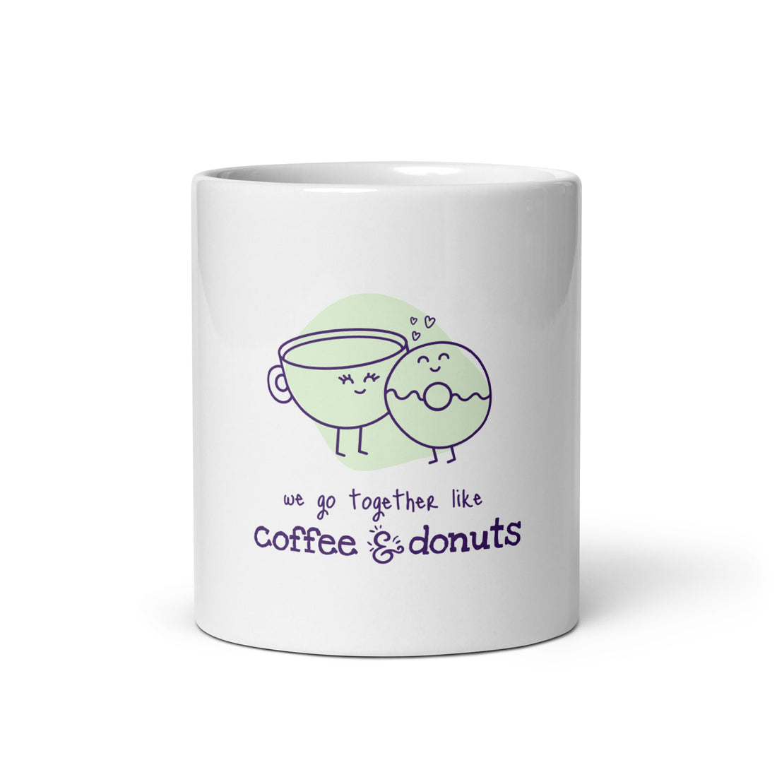 Coffee 201 White glossy mug