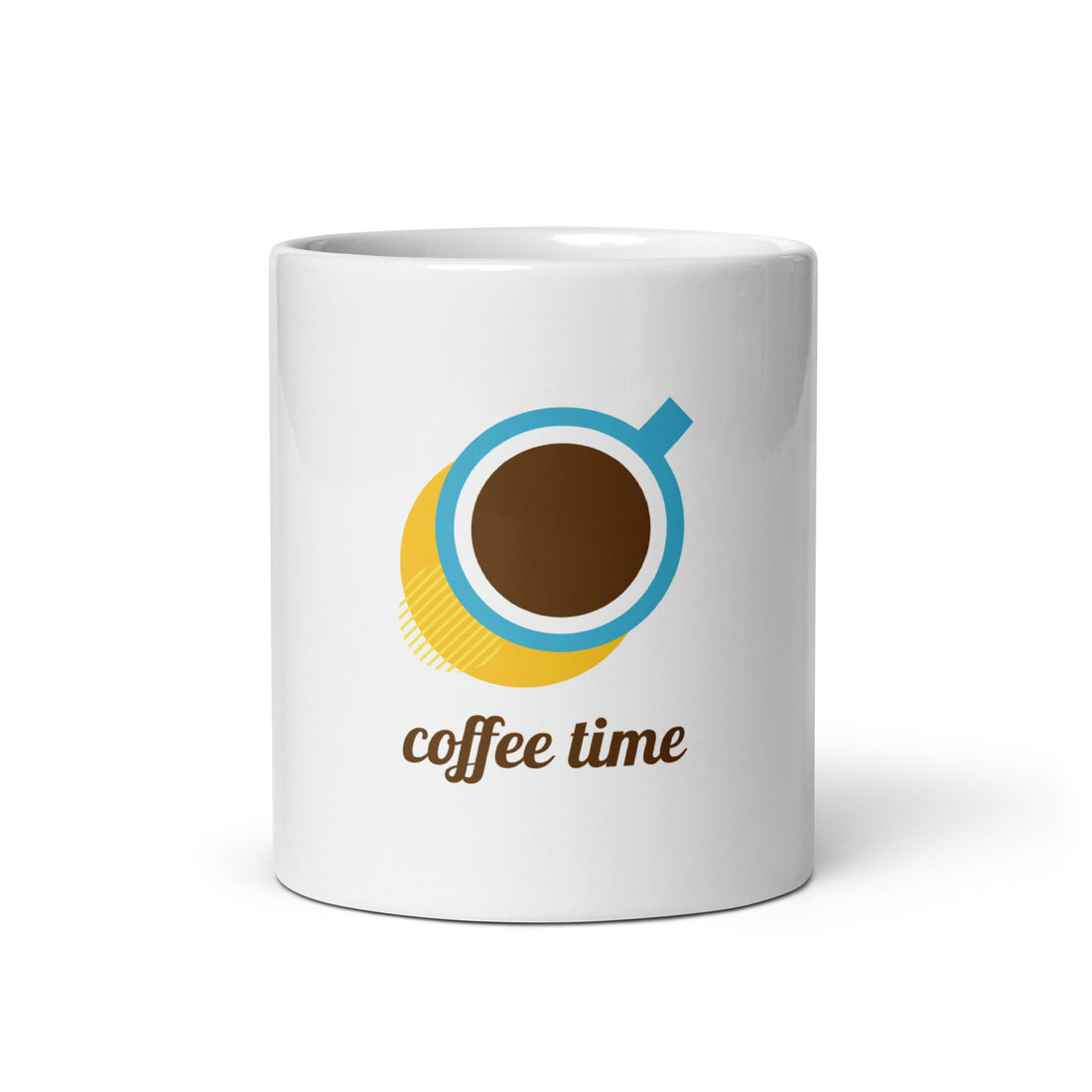Coffee 301 White glossy mug
