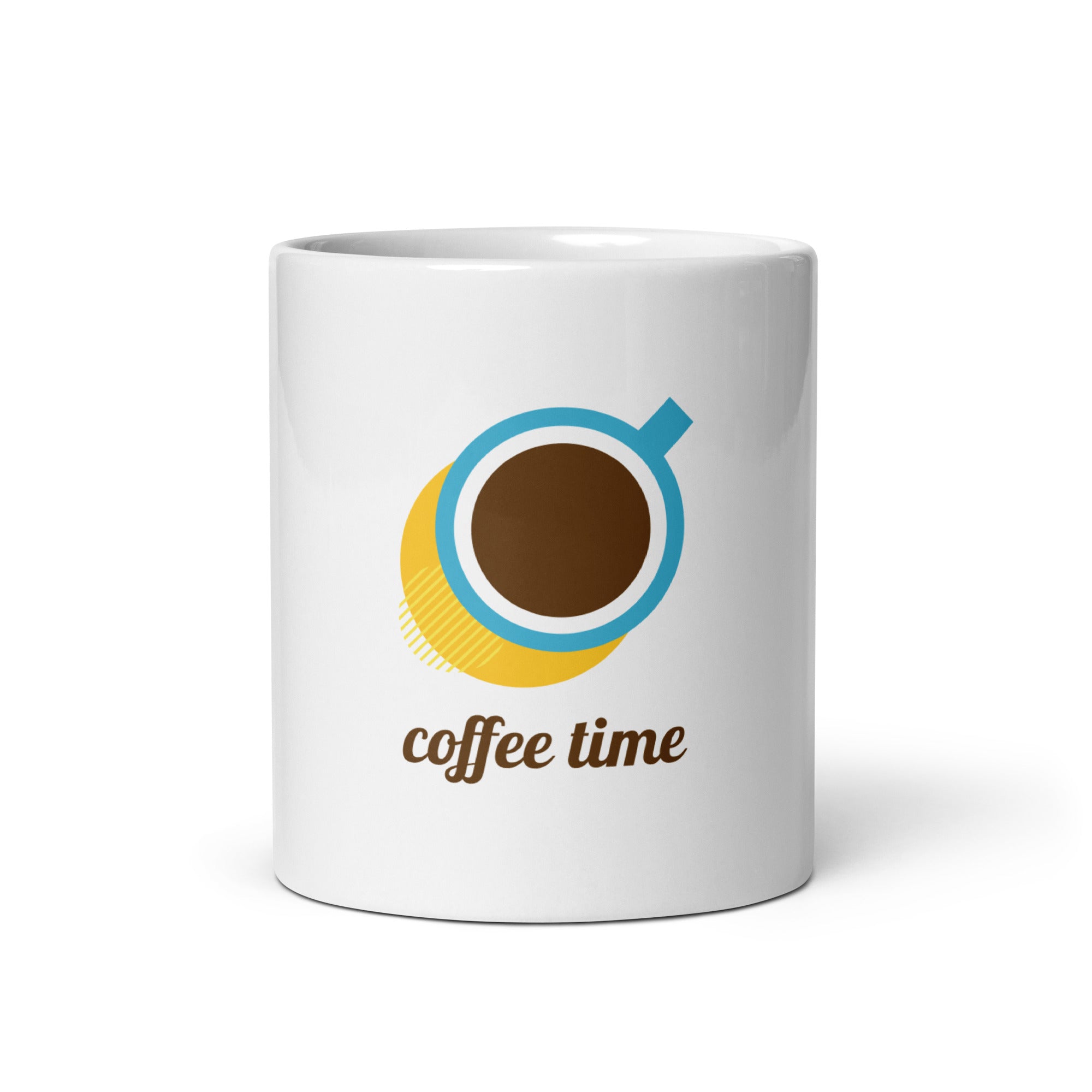 Coffee 301 White glossy mug