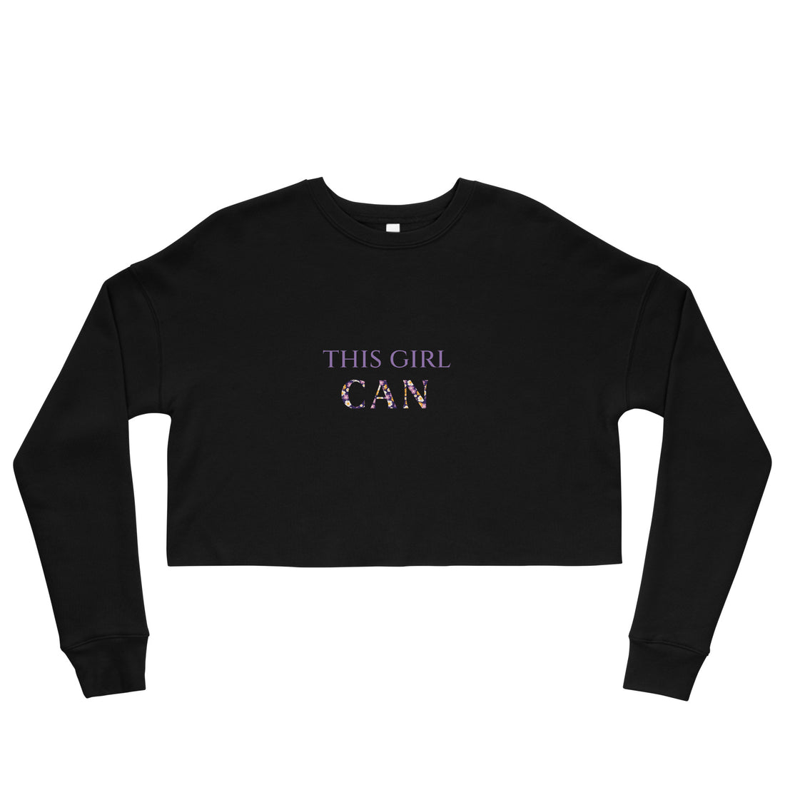Girl Quote Crop Jumper