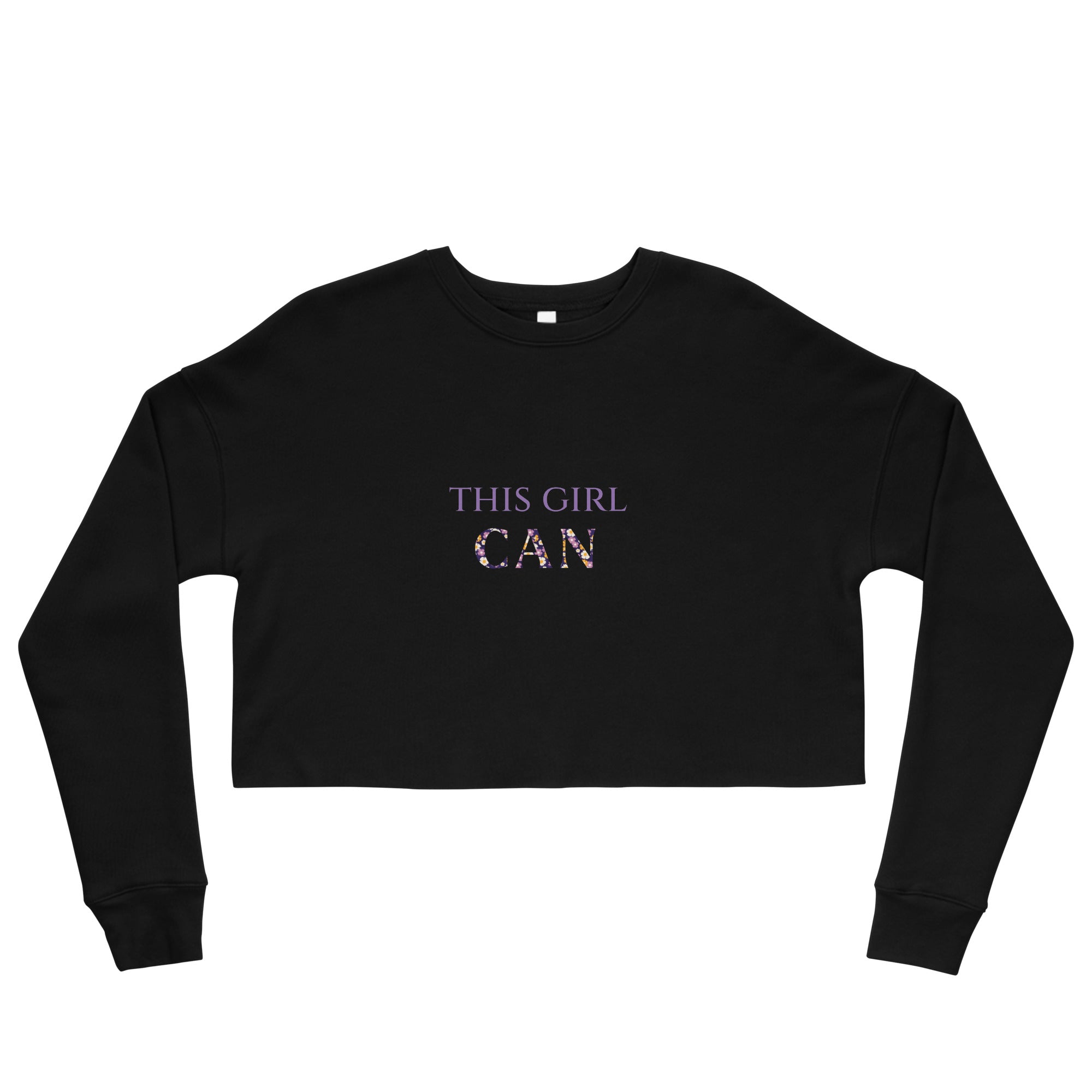 Girl Quote Crop Jumper