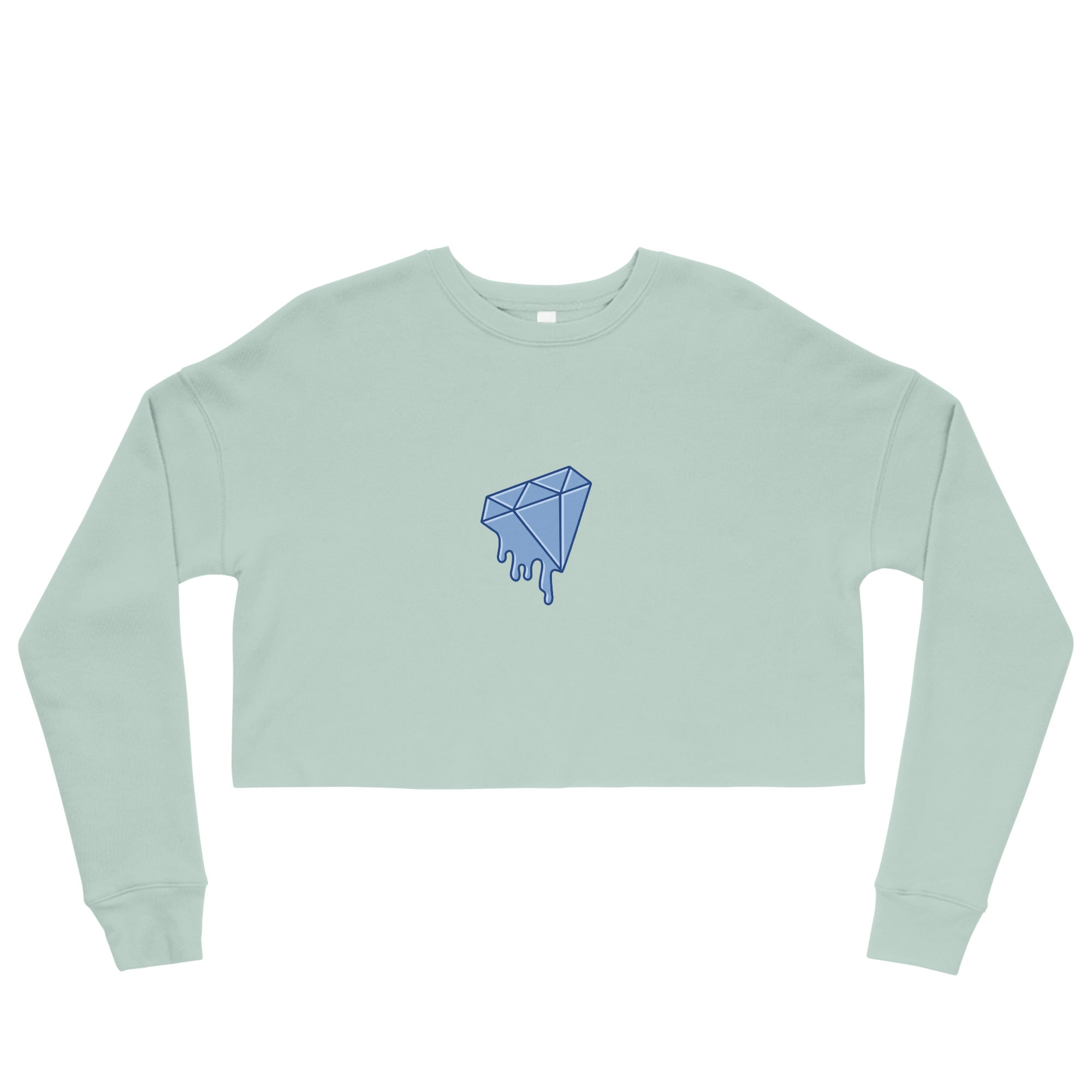 Blue Diamond Crop Jumper