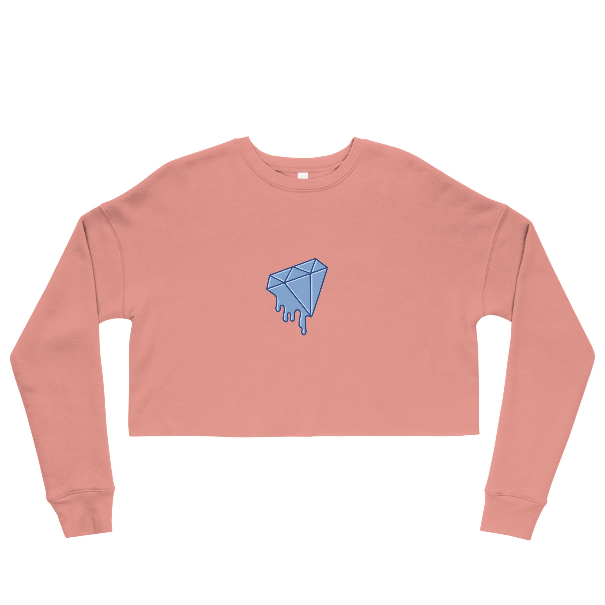 Blue Diamond Crop Jumper