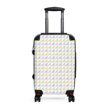 Geometric Pattern Suitcase
