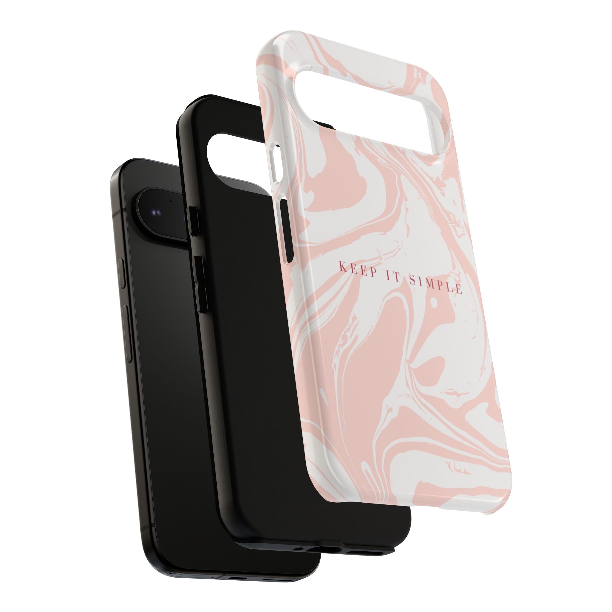 Simple Pink Marble Tough Case