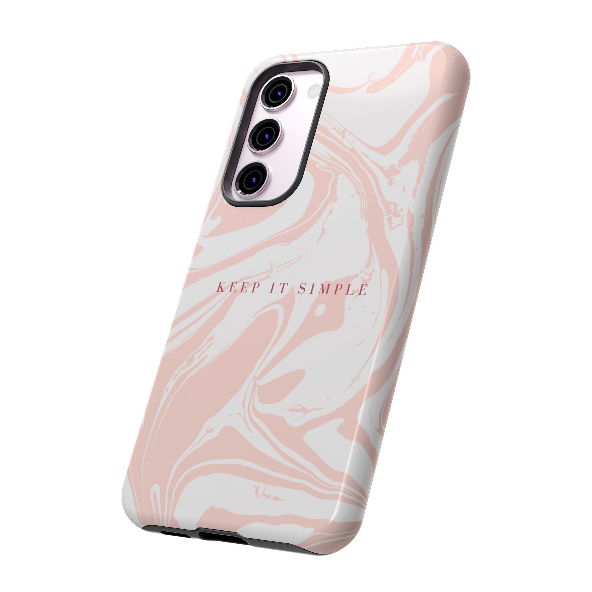 Simple Pink Marble Tough Case