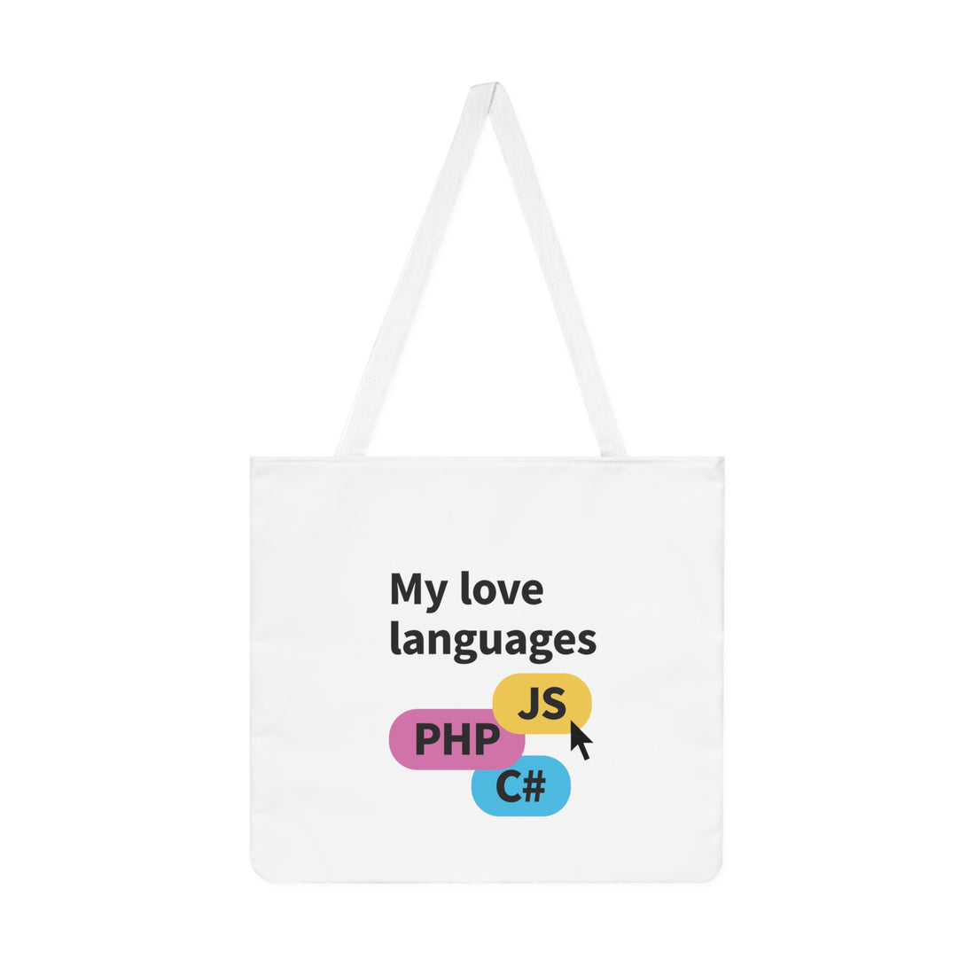 Programming Shoulder Tote Bag (AOP)