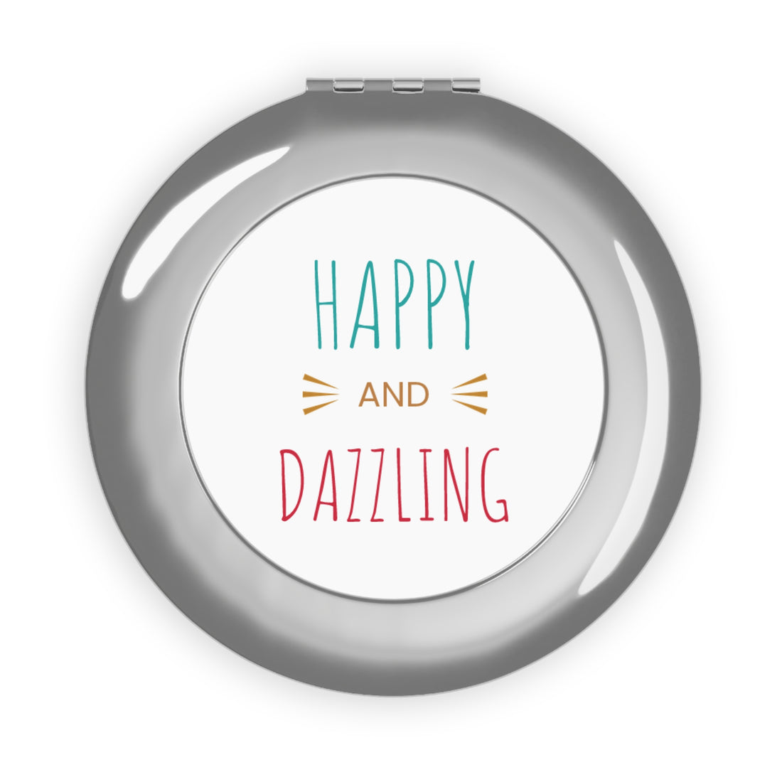 Compact Travel Mirror - Happy and Dazzling