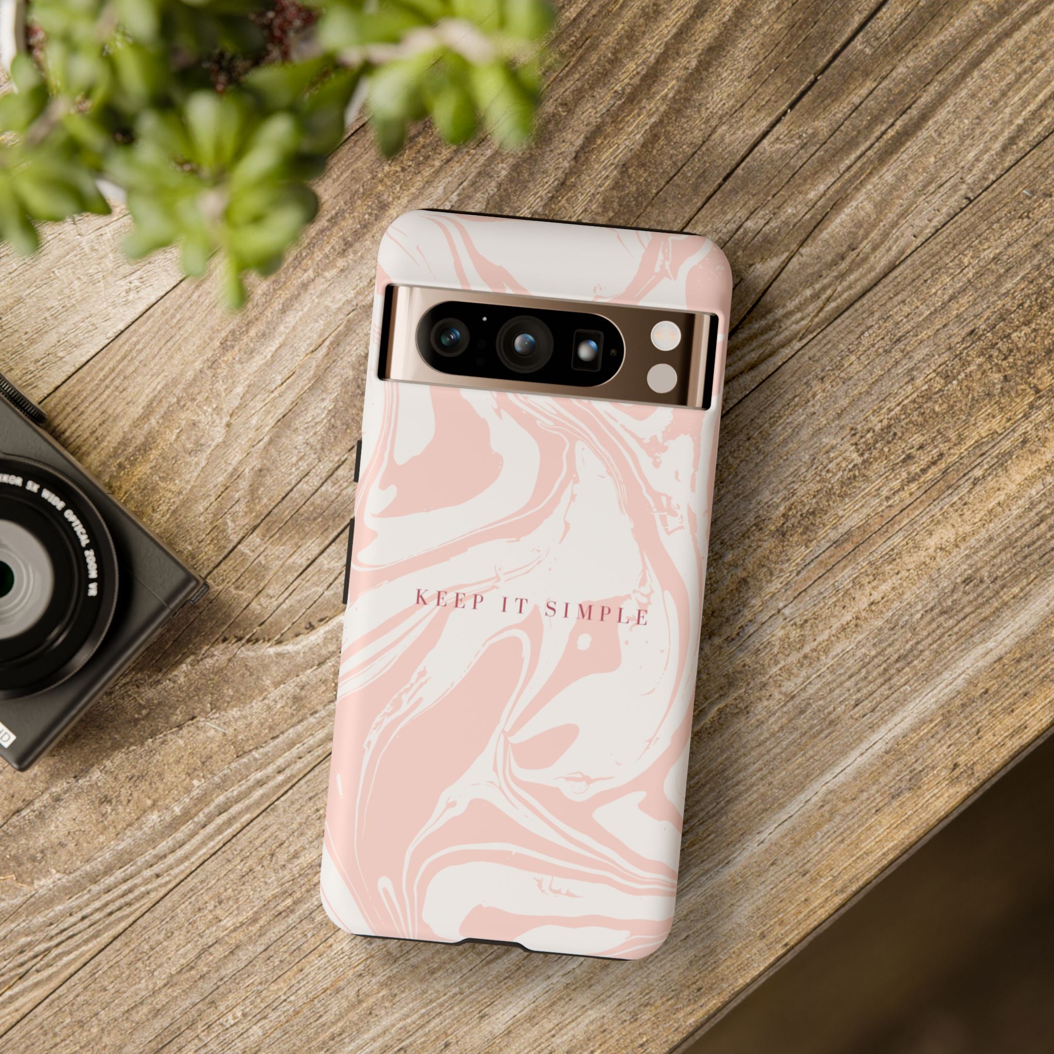 Simple Pink Marble Tough Case