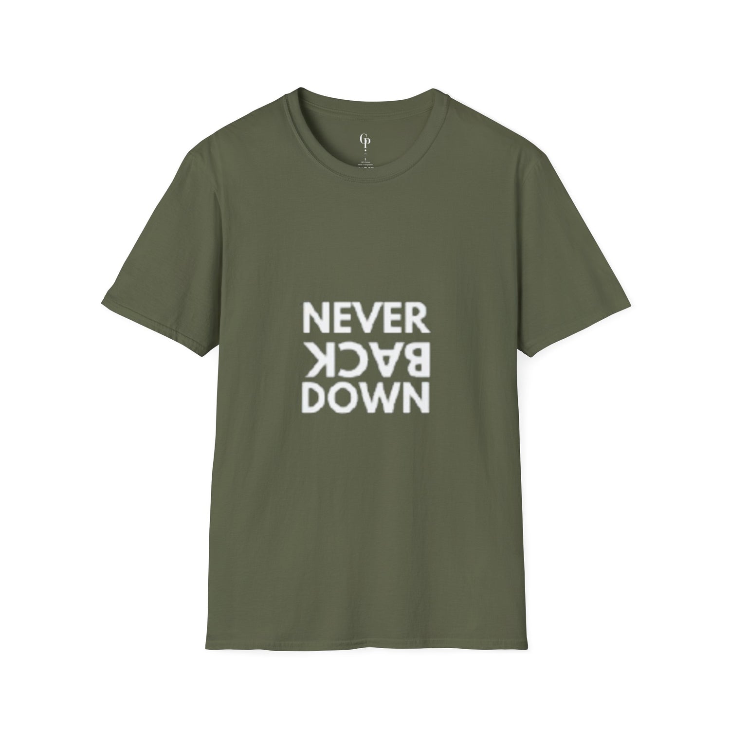 Never Back Down T-Shirt - Dark