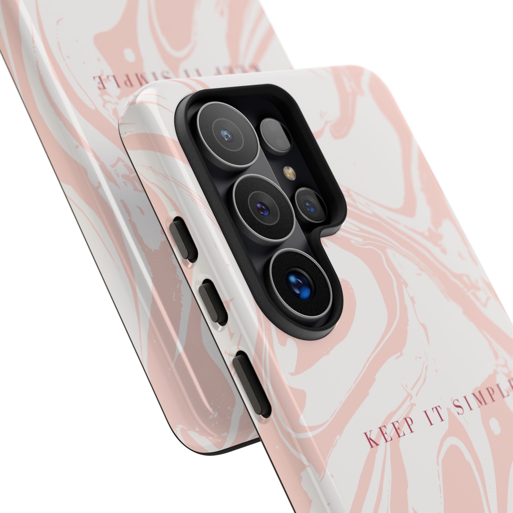 Simple Pink Marble Tough Case