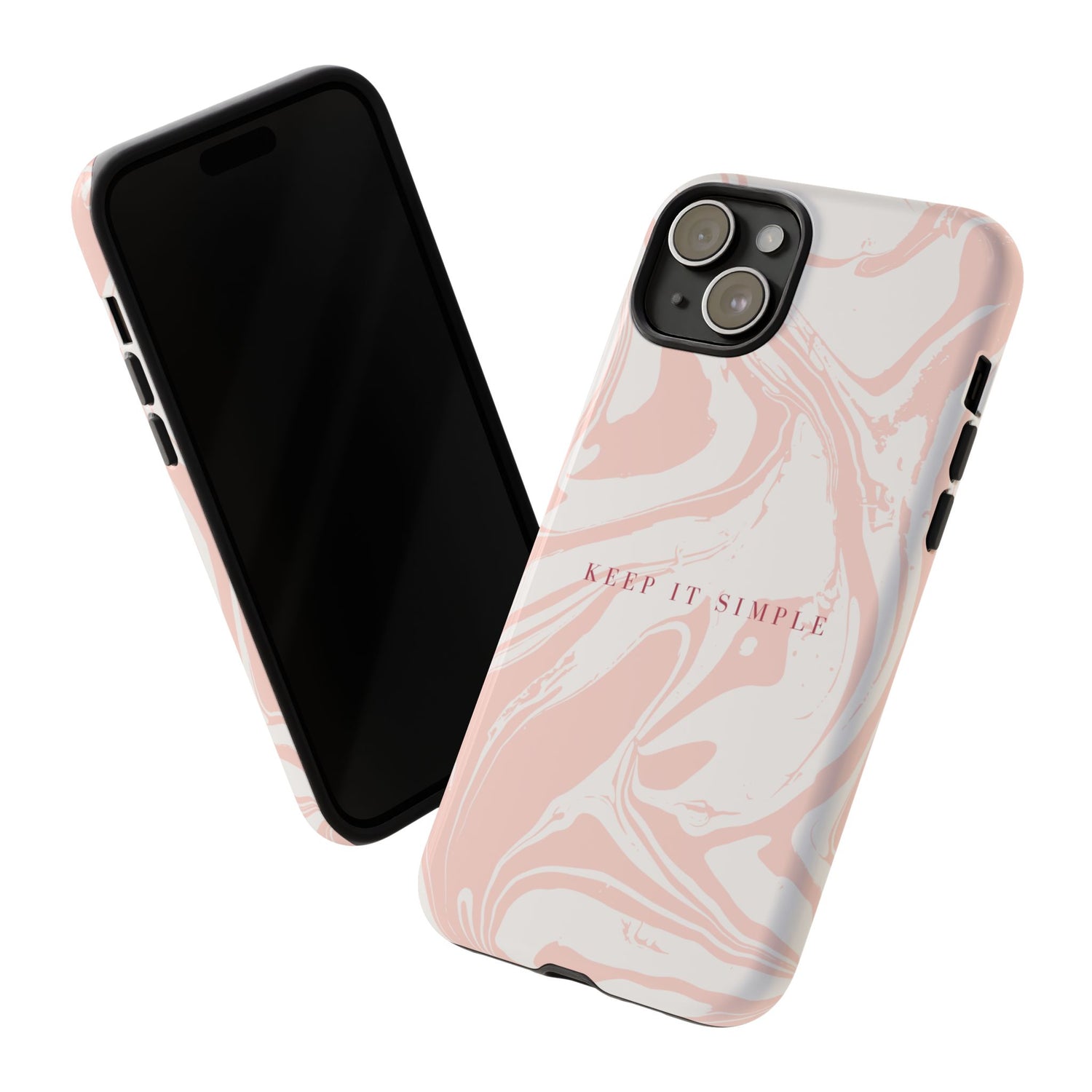Simple Pink Marble Tough Case