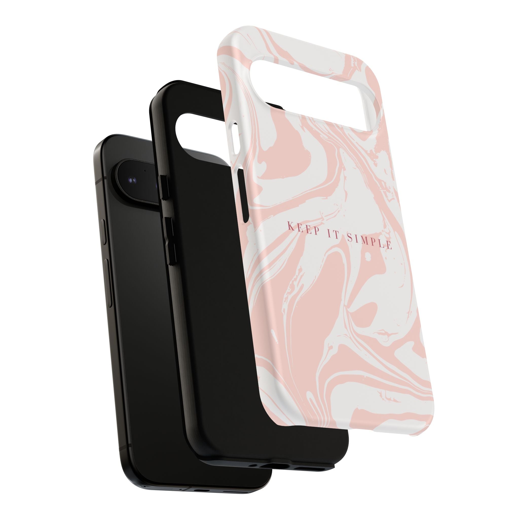 Simple Pink Marble Tough Case