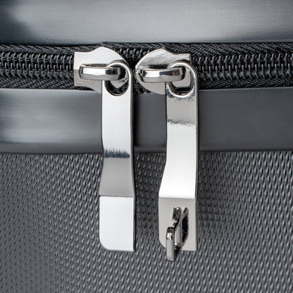 Suitcase with Palm Leaf Prints
