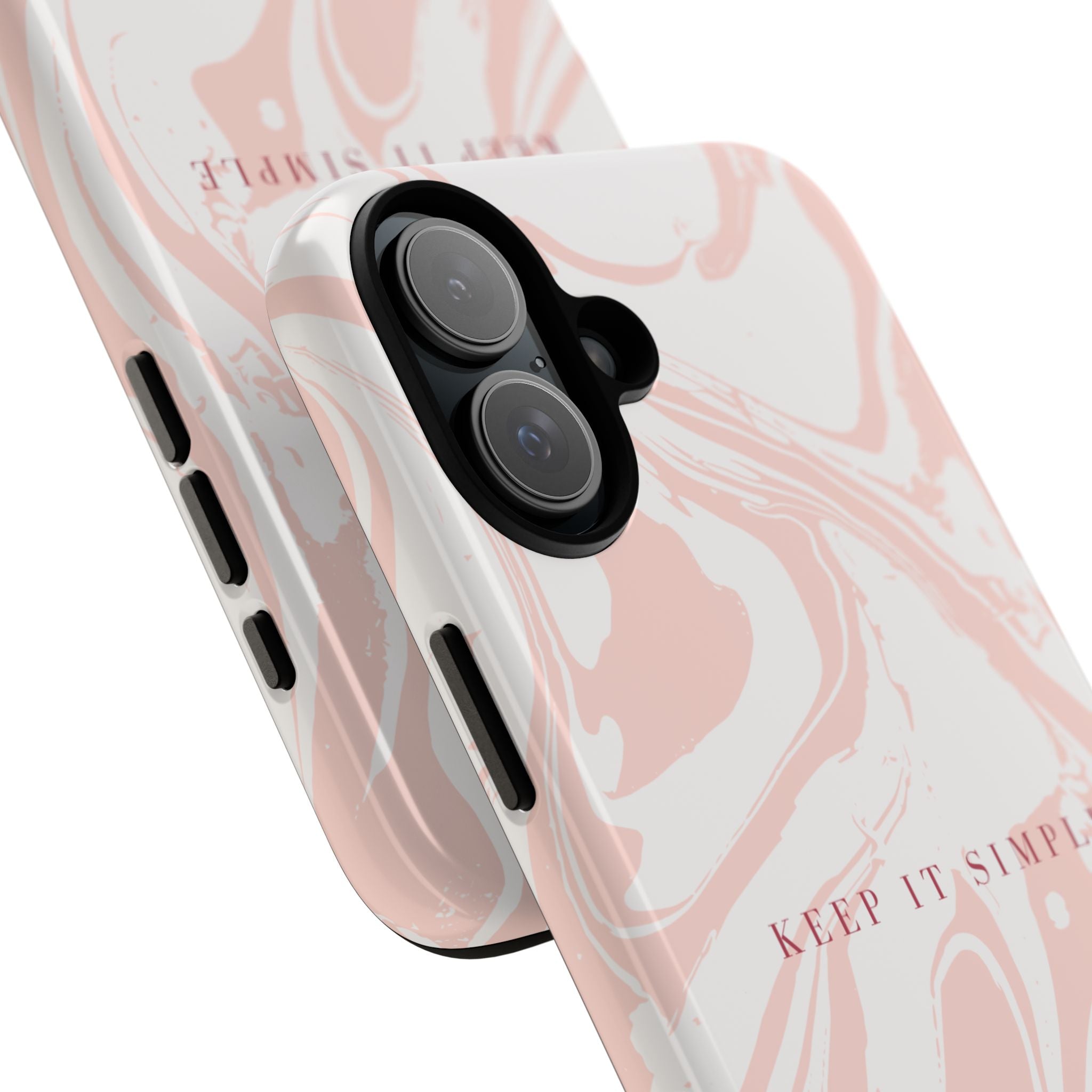 Simple Pink Marble Tough Case