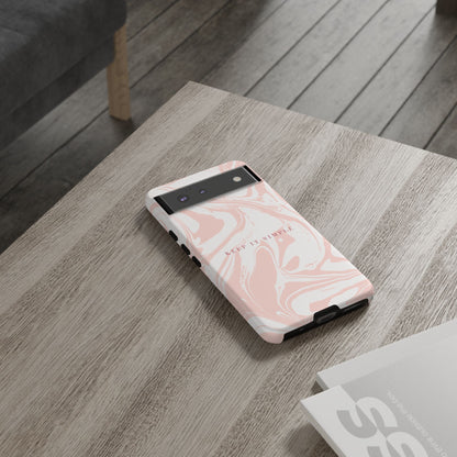 Simple Pink Marble Tough Case