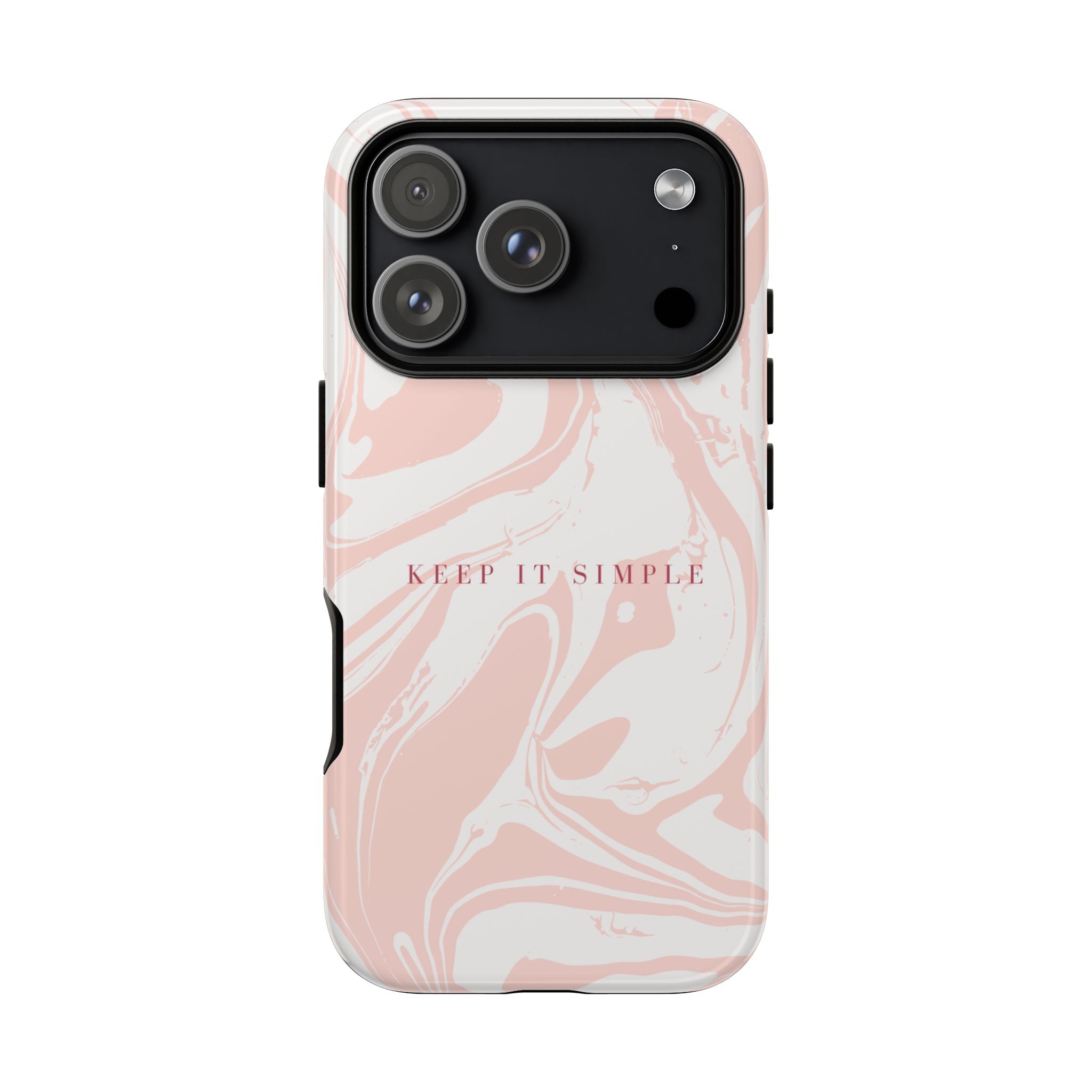 Simple Pink Marble Tough Case