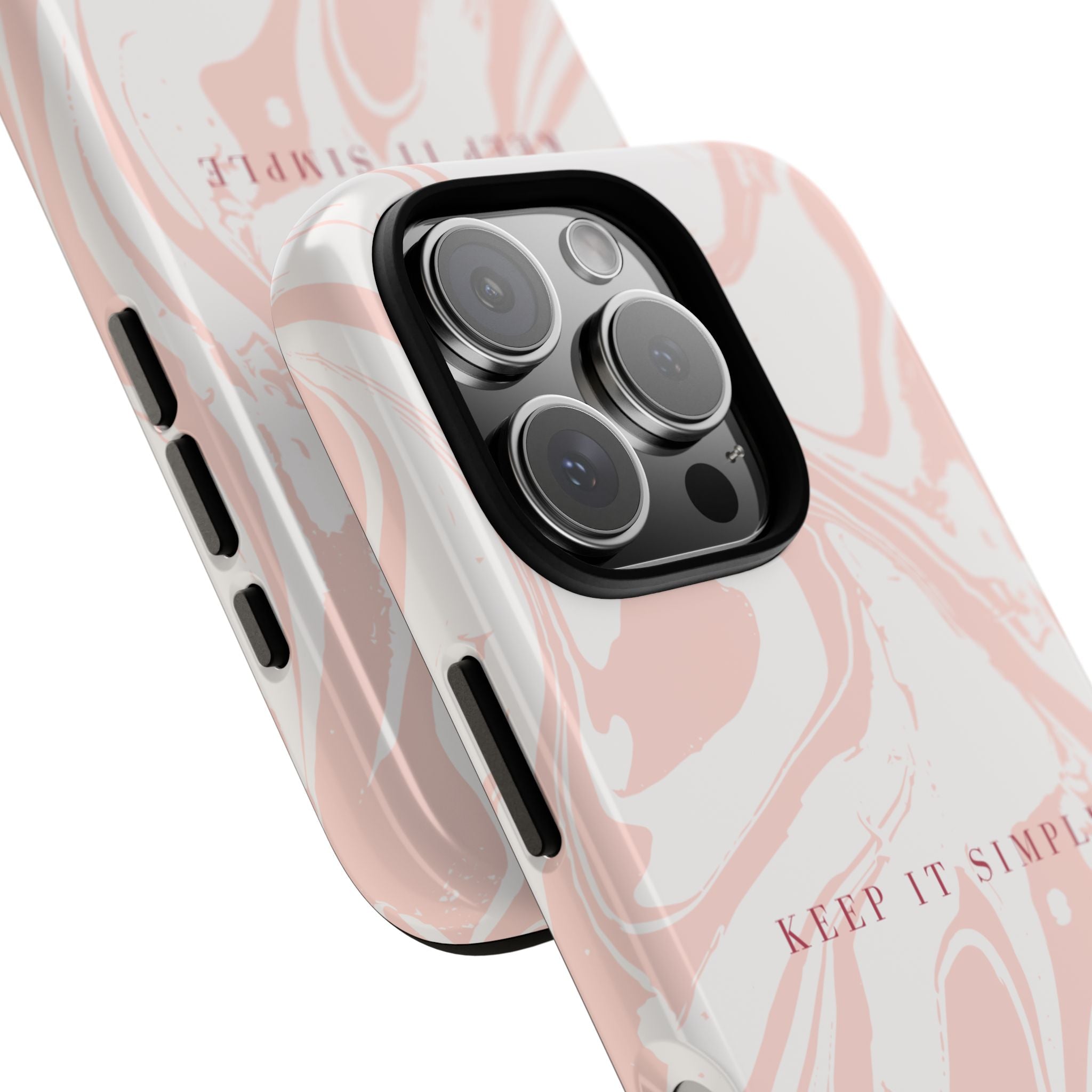 Simple Pink Marble Tough Case