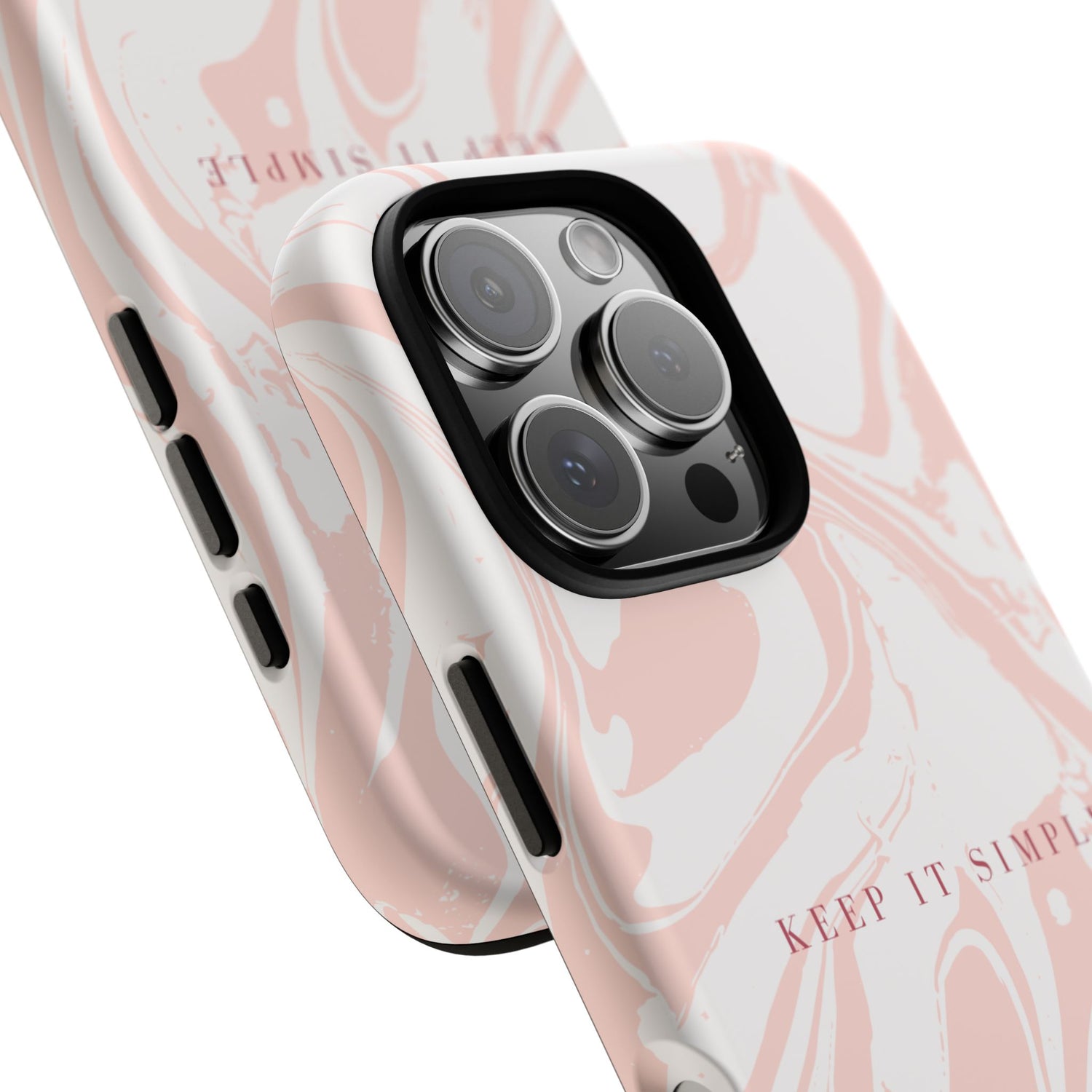 Simple Pink Marble Tough Case