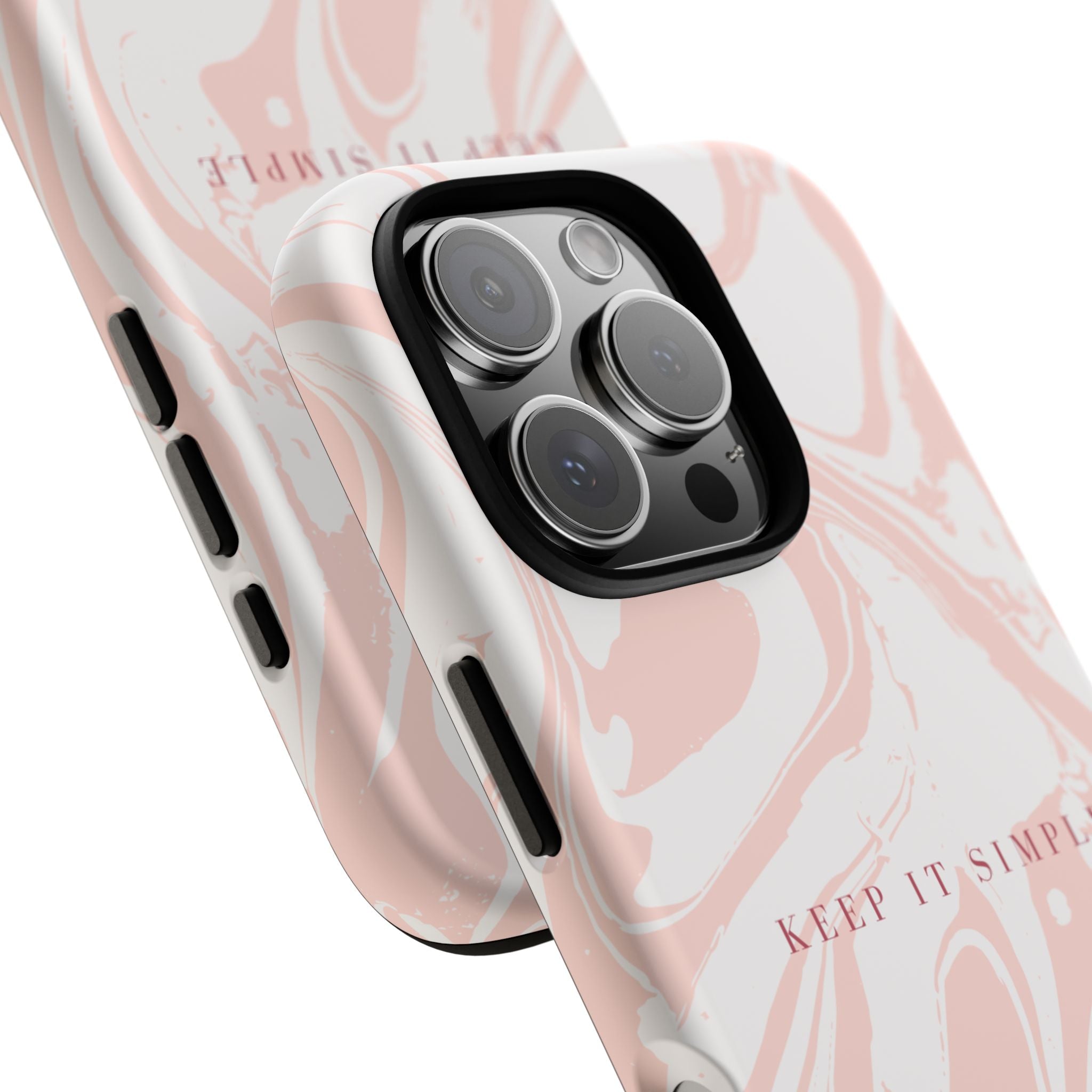 Simple Pink Marble Tough Case