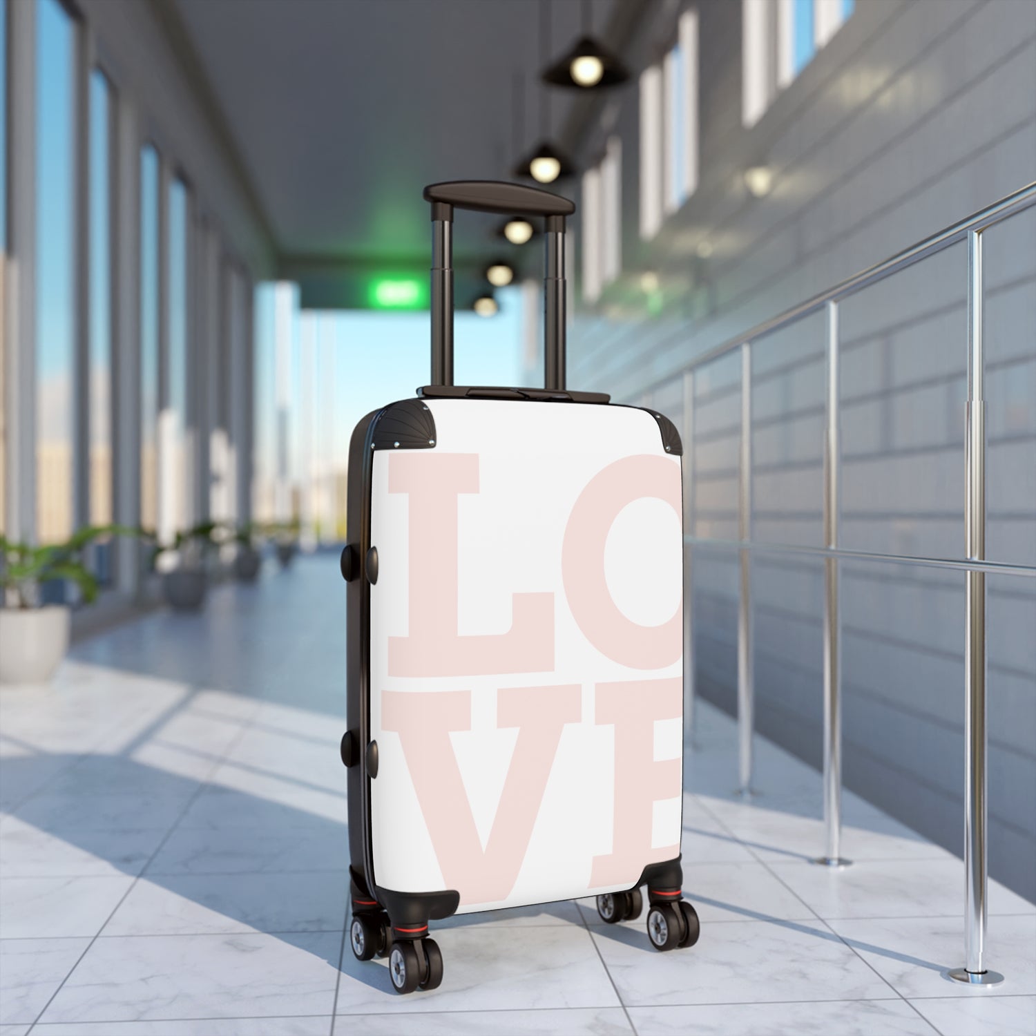Stylish Carry-On Suitcase with &