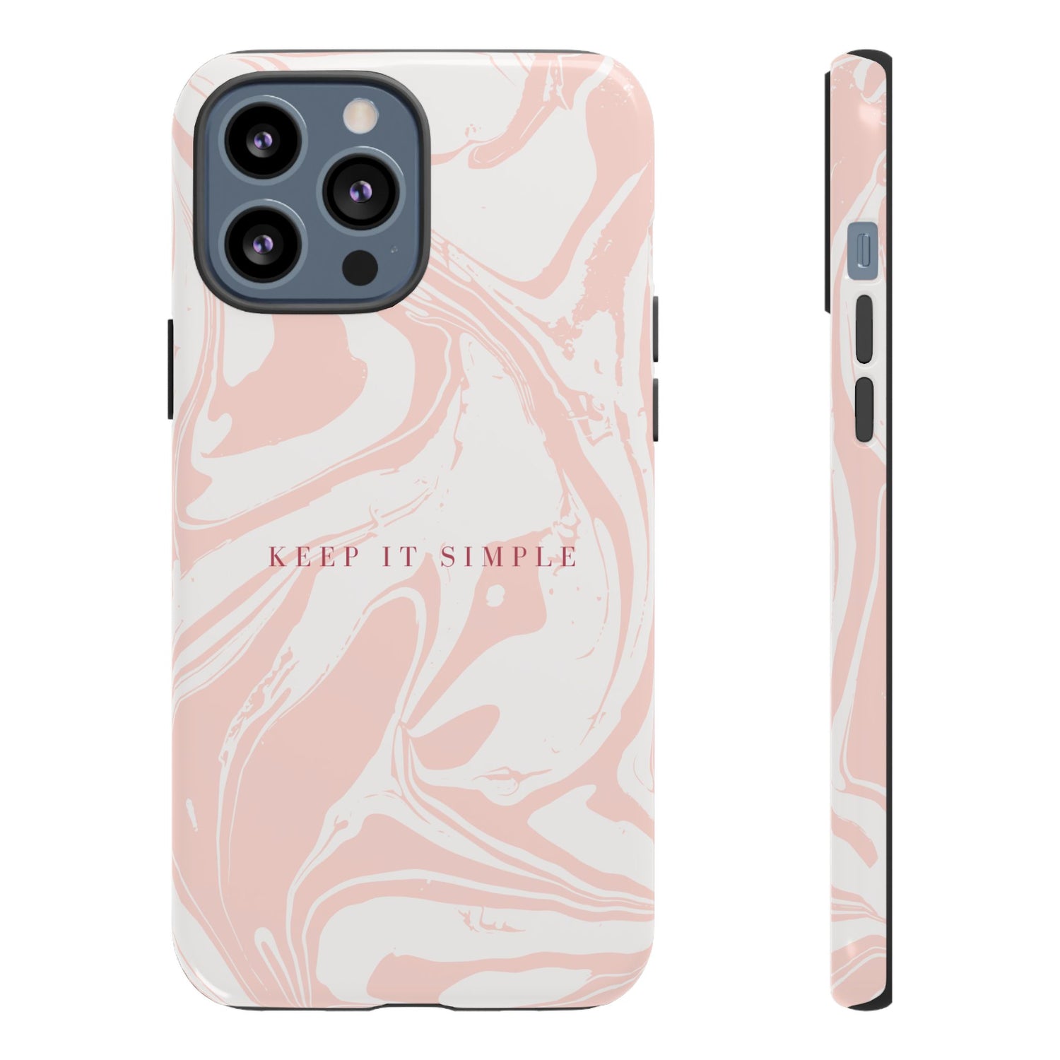 Simple Pink Marble Tough Case