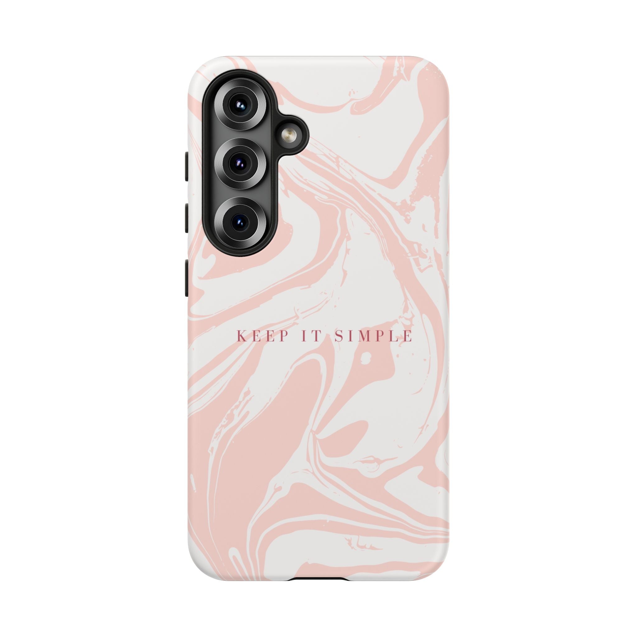 Simple Pink Marble Tough Case