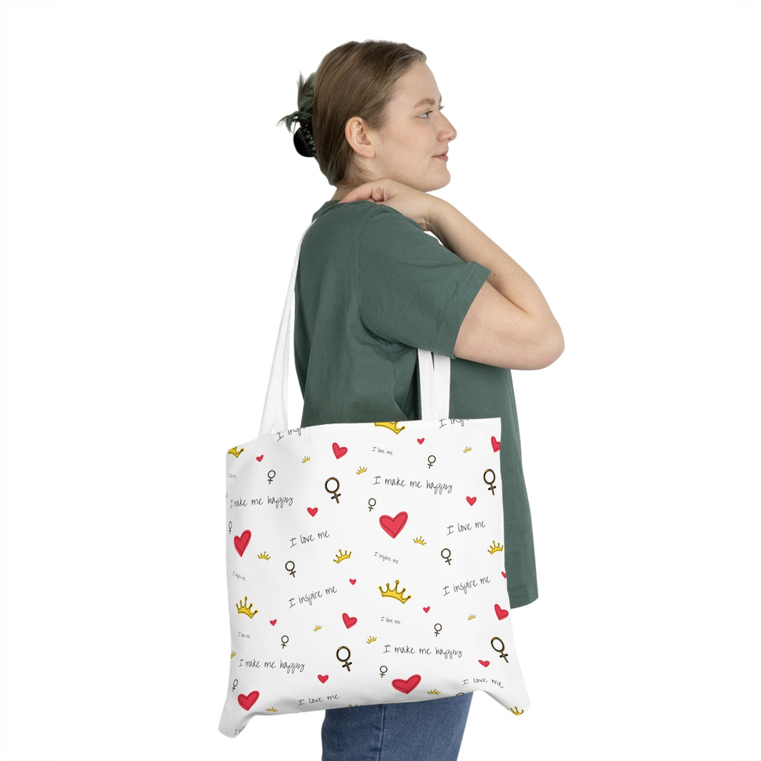 Self love print Tote Bag (AOP)