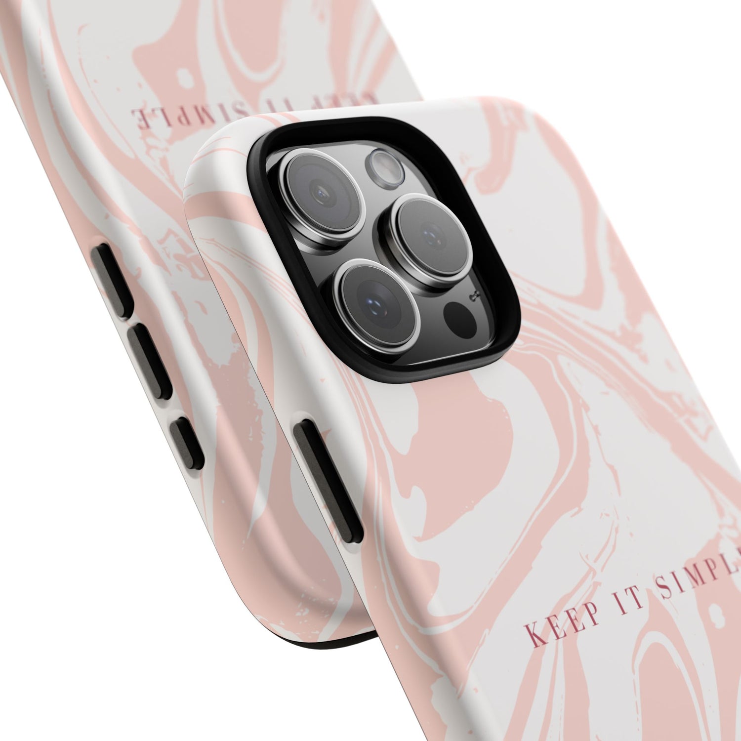 Simple Pink Marble Tough Case
