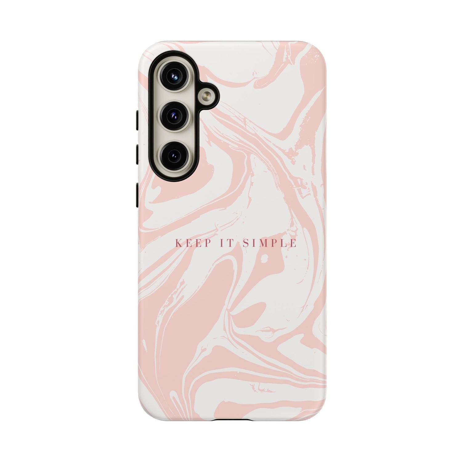 Simple Pink Marble Tough Case