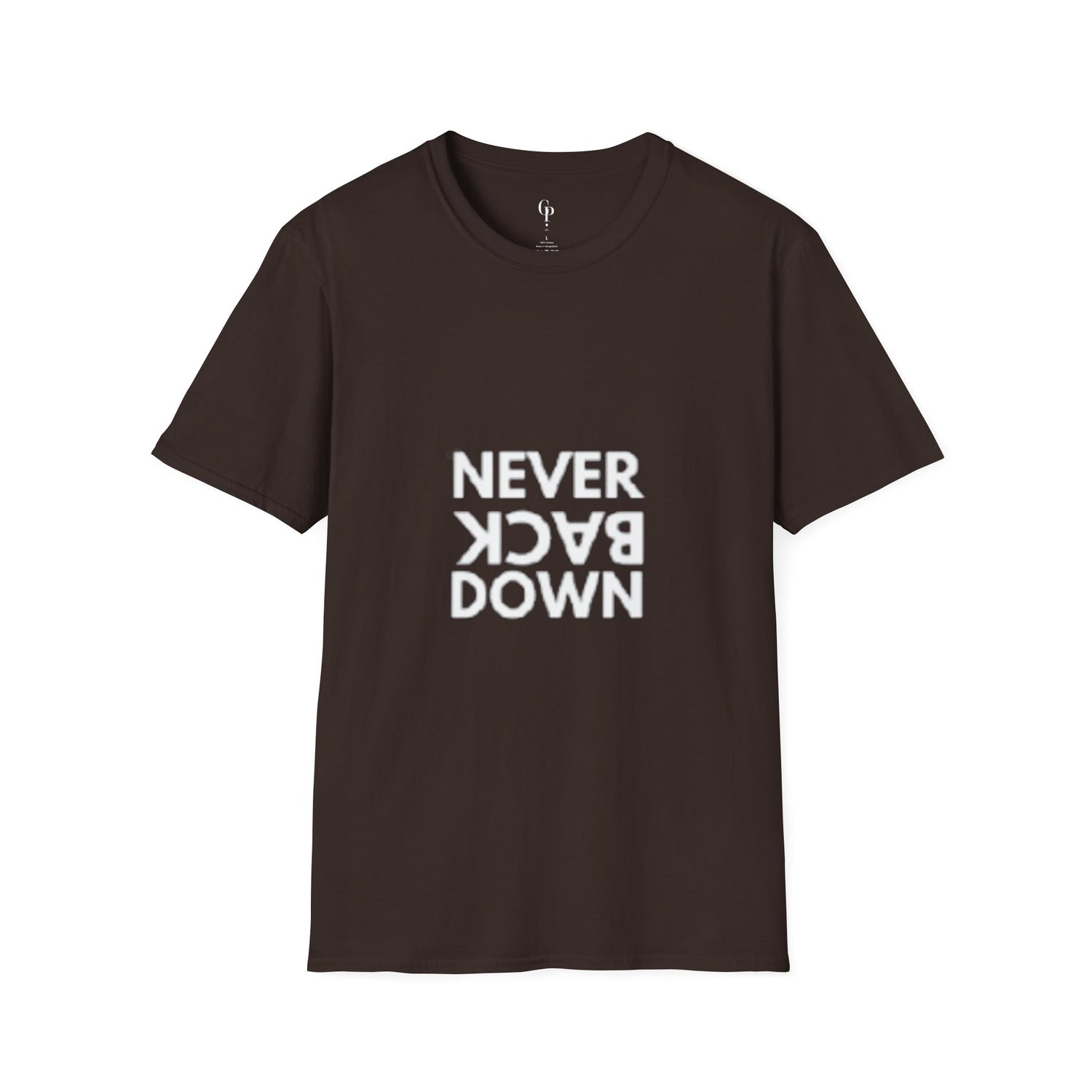 Never Back Down T-Shirt - Dark