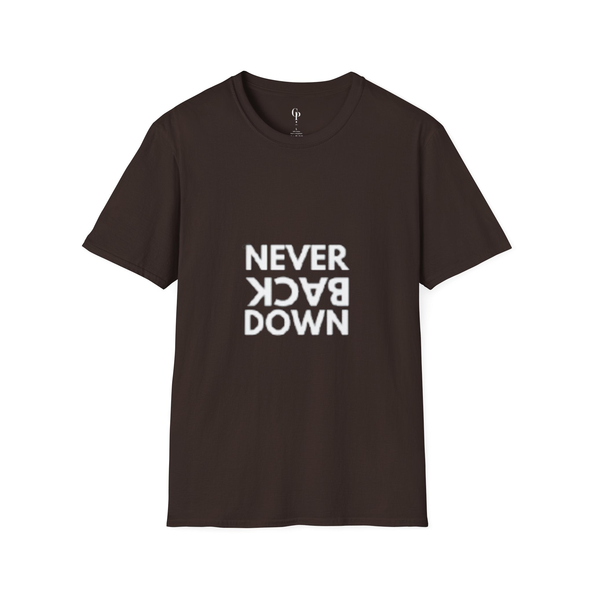 Never Back Down T-Shirt - Dark