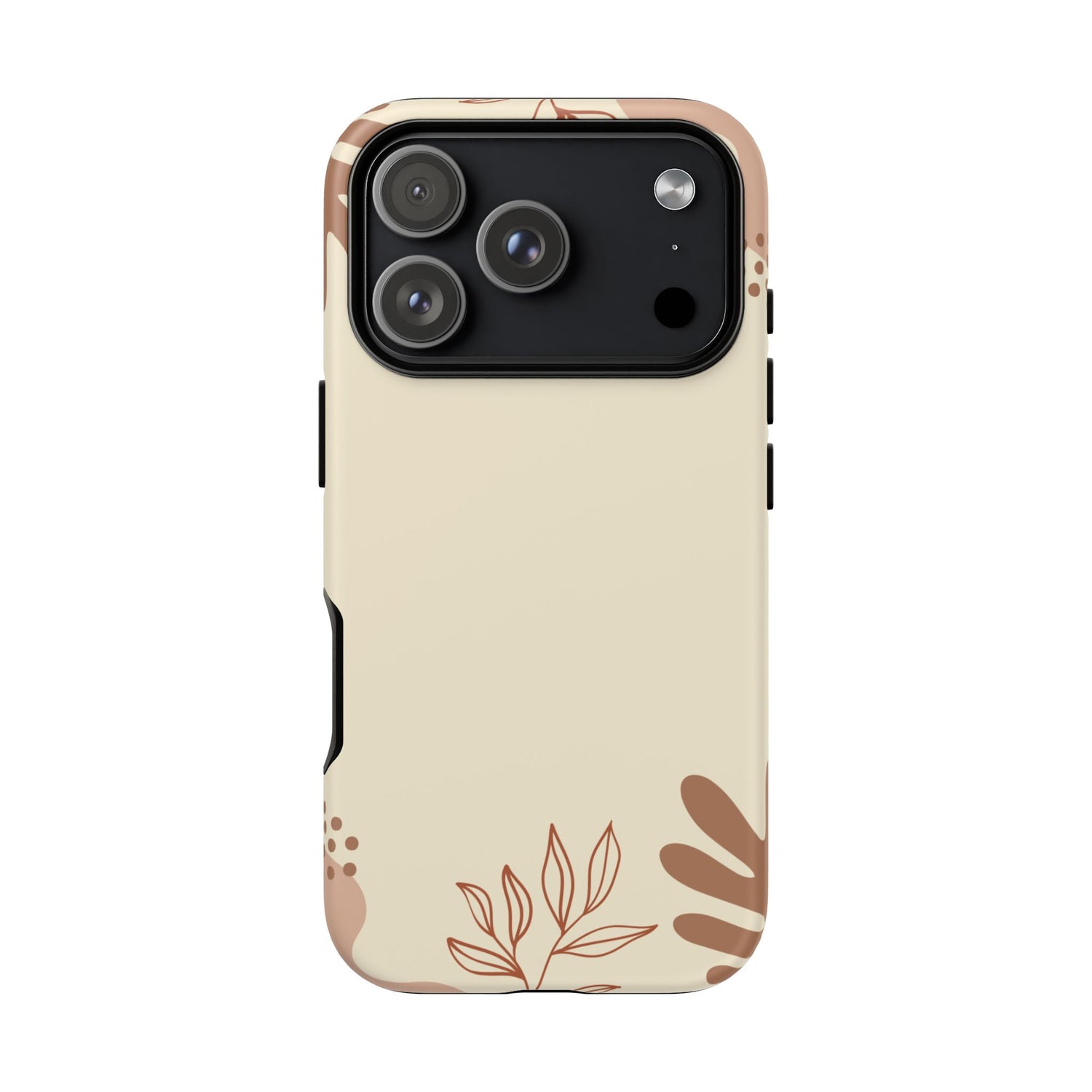 Floral Beige Tough Phone Case